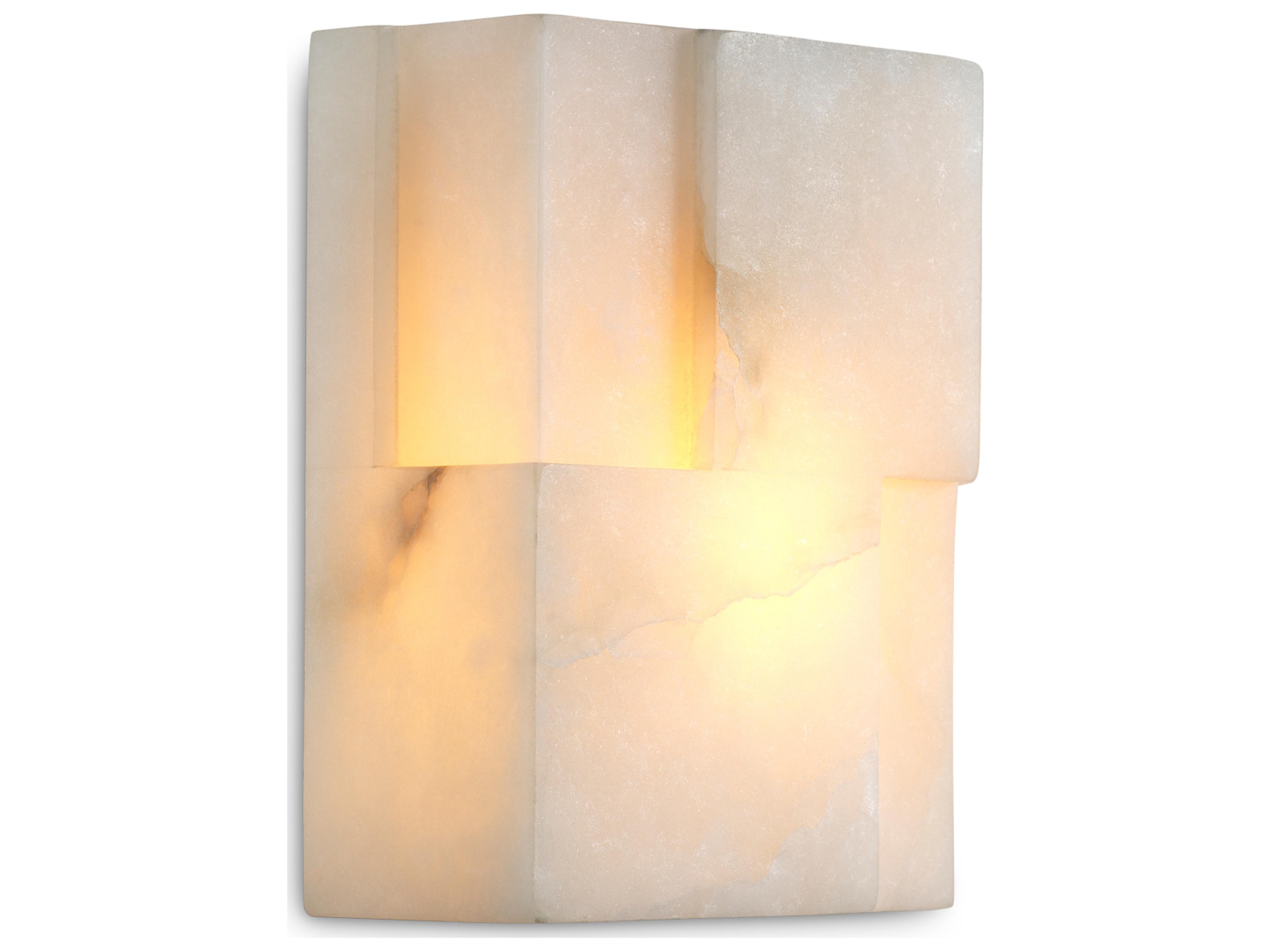 Eichholtz Alabaster White Wall Sconce