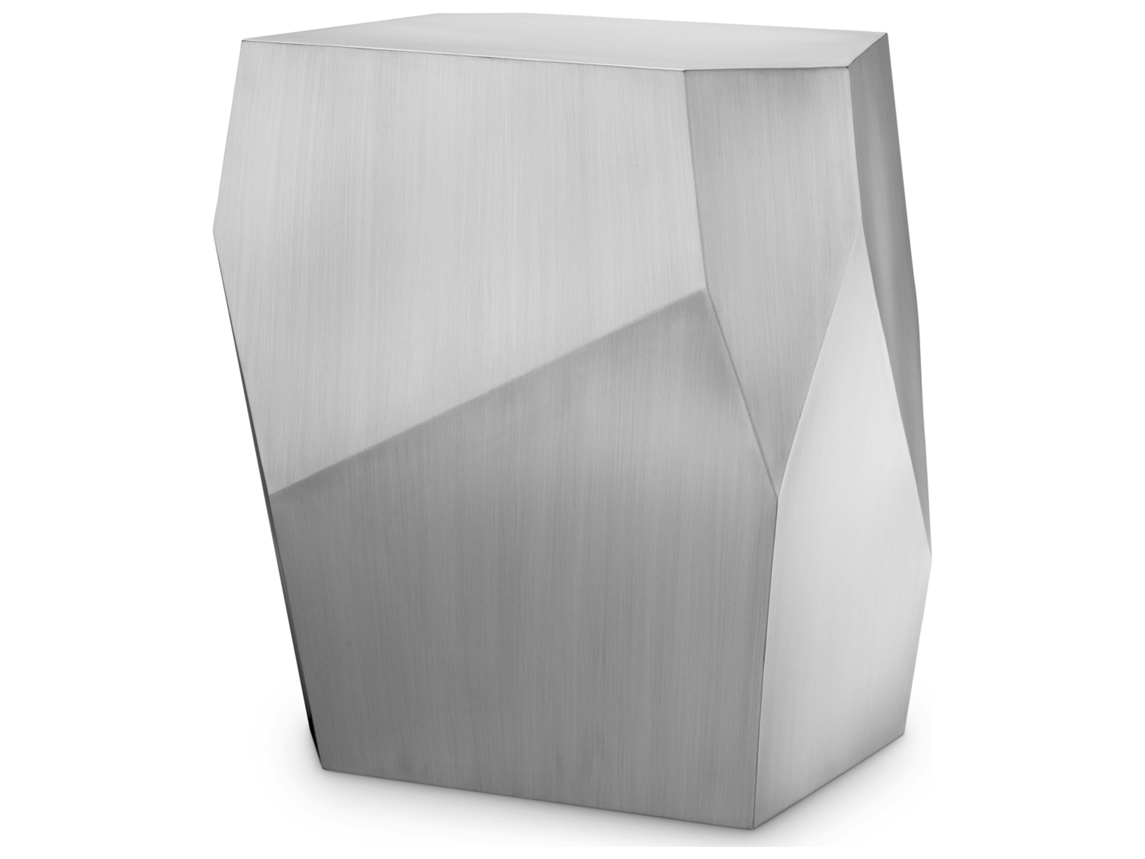 Eichholtz Brushed Steel End Table