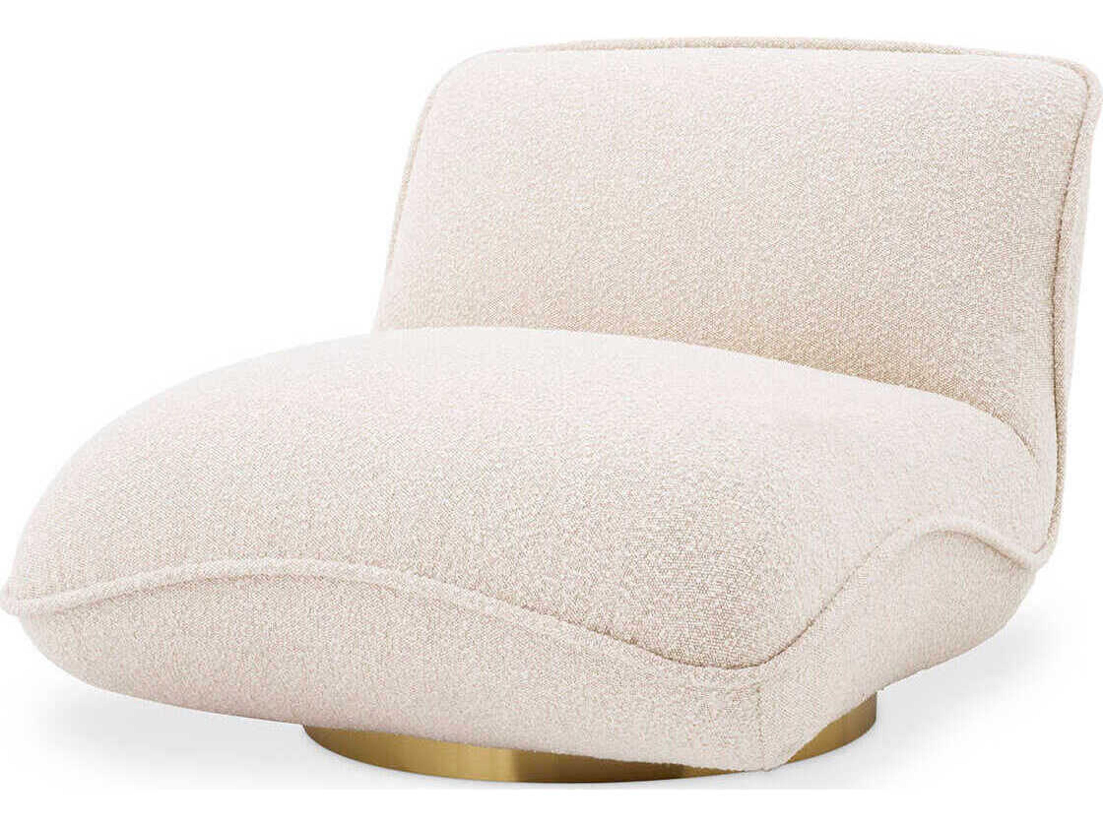 Eichholtz Relax Swivel Cream Accent Chair