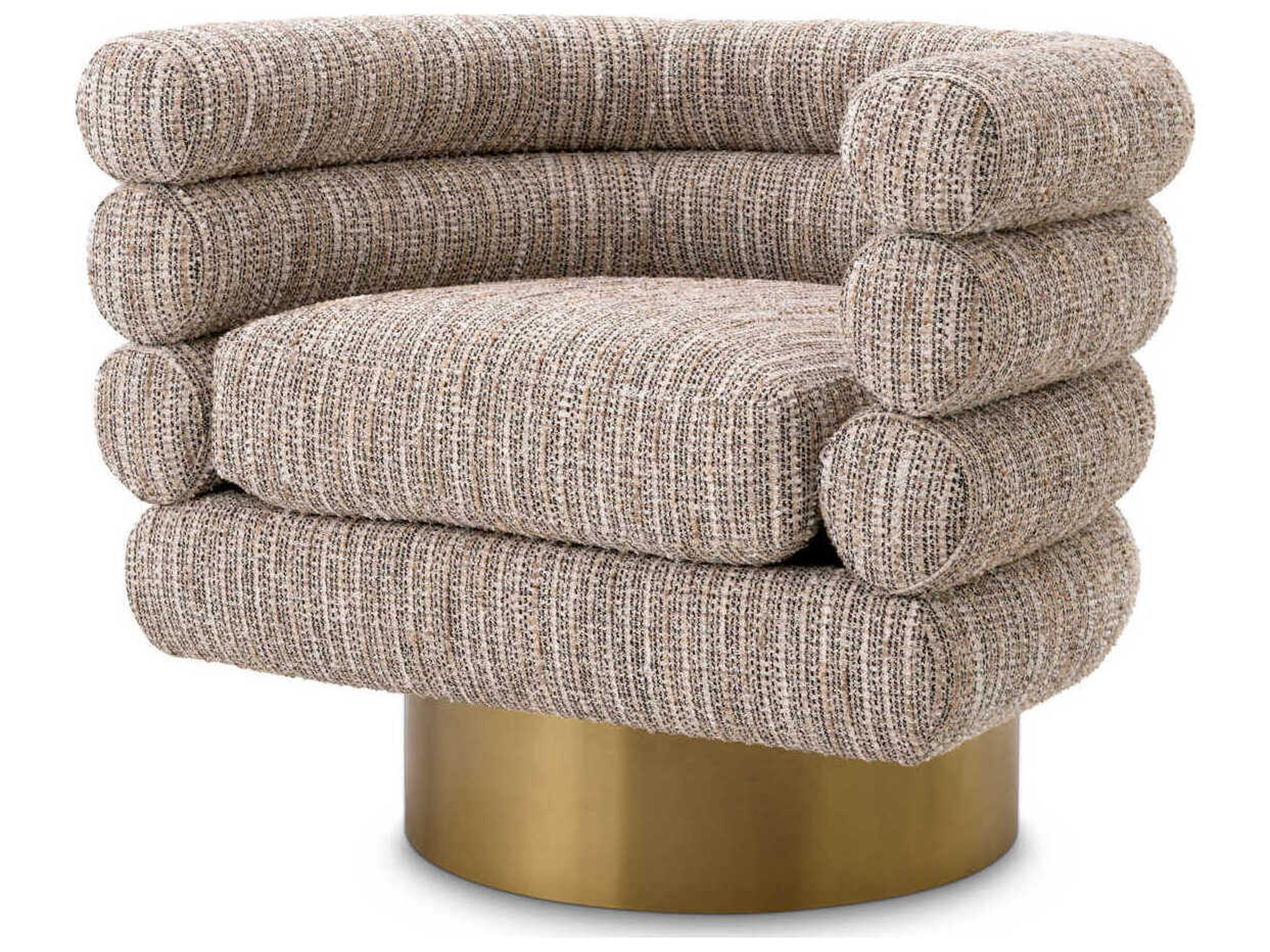 Eichholtz Maguire Swivel Beige Accent Chair