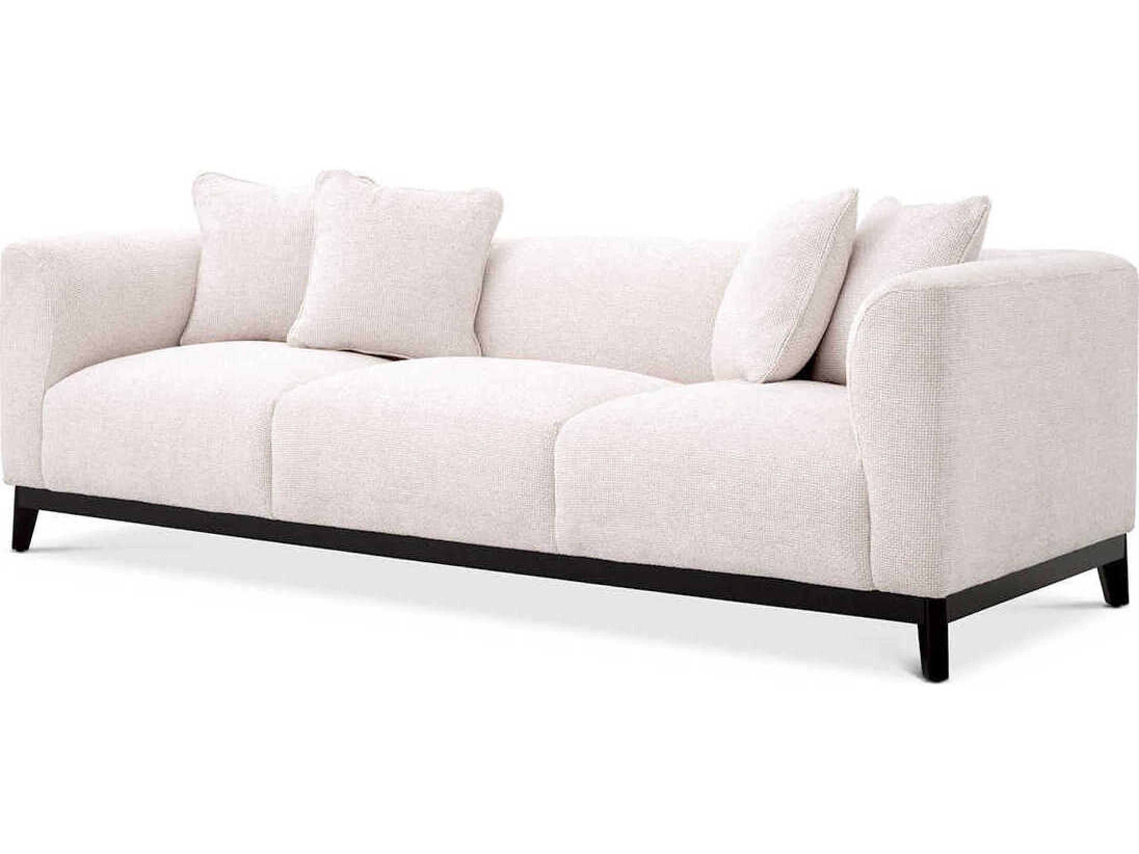 Eichholtz Corso White Upholstered Sofa