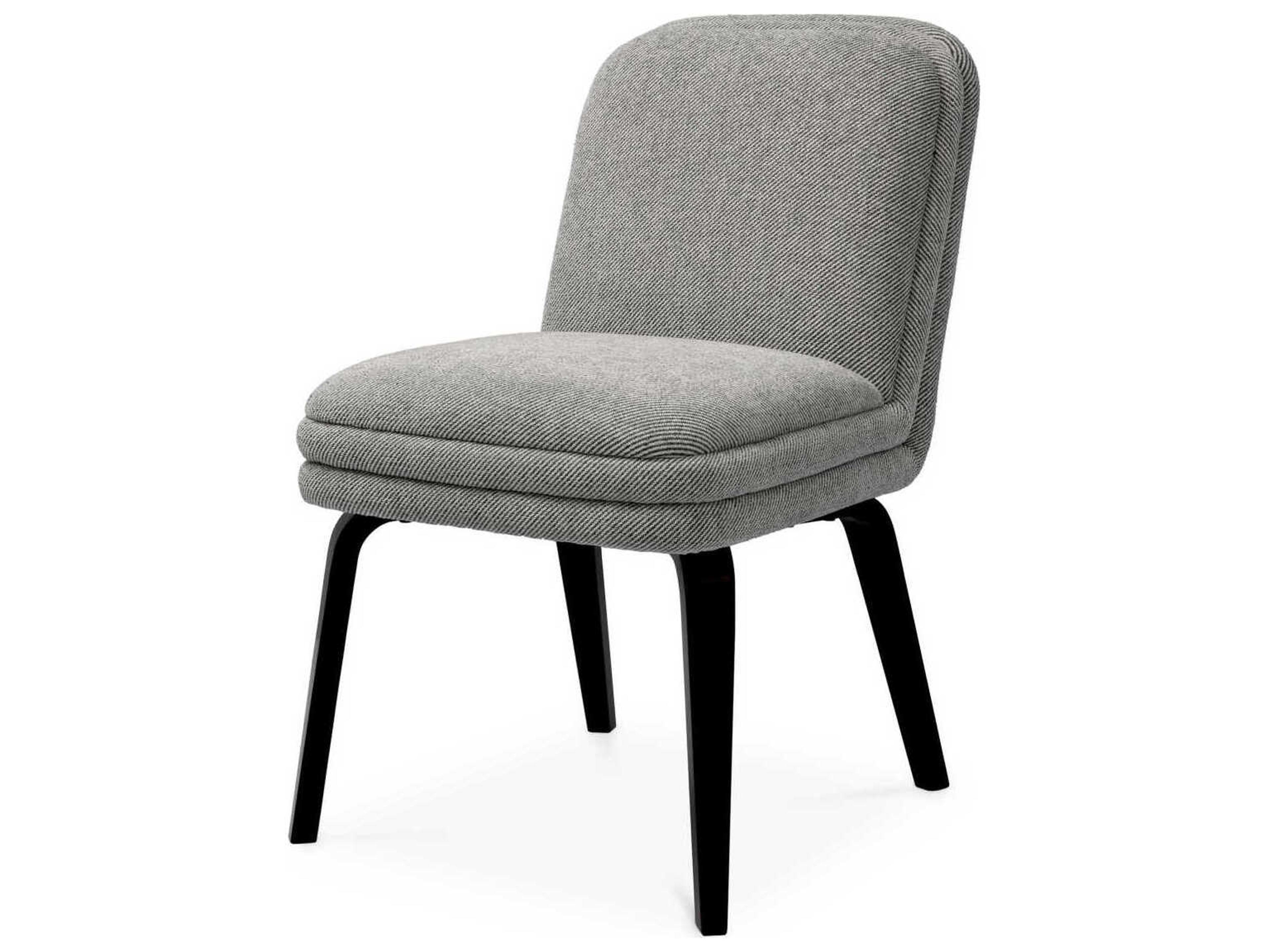 Eichholtz Lucia Gray Upholstered Armless Dining Chair