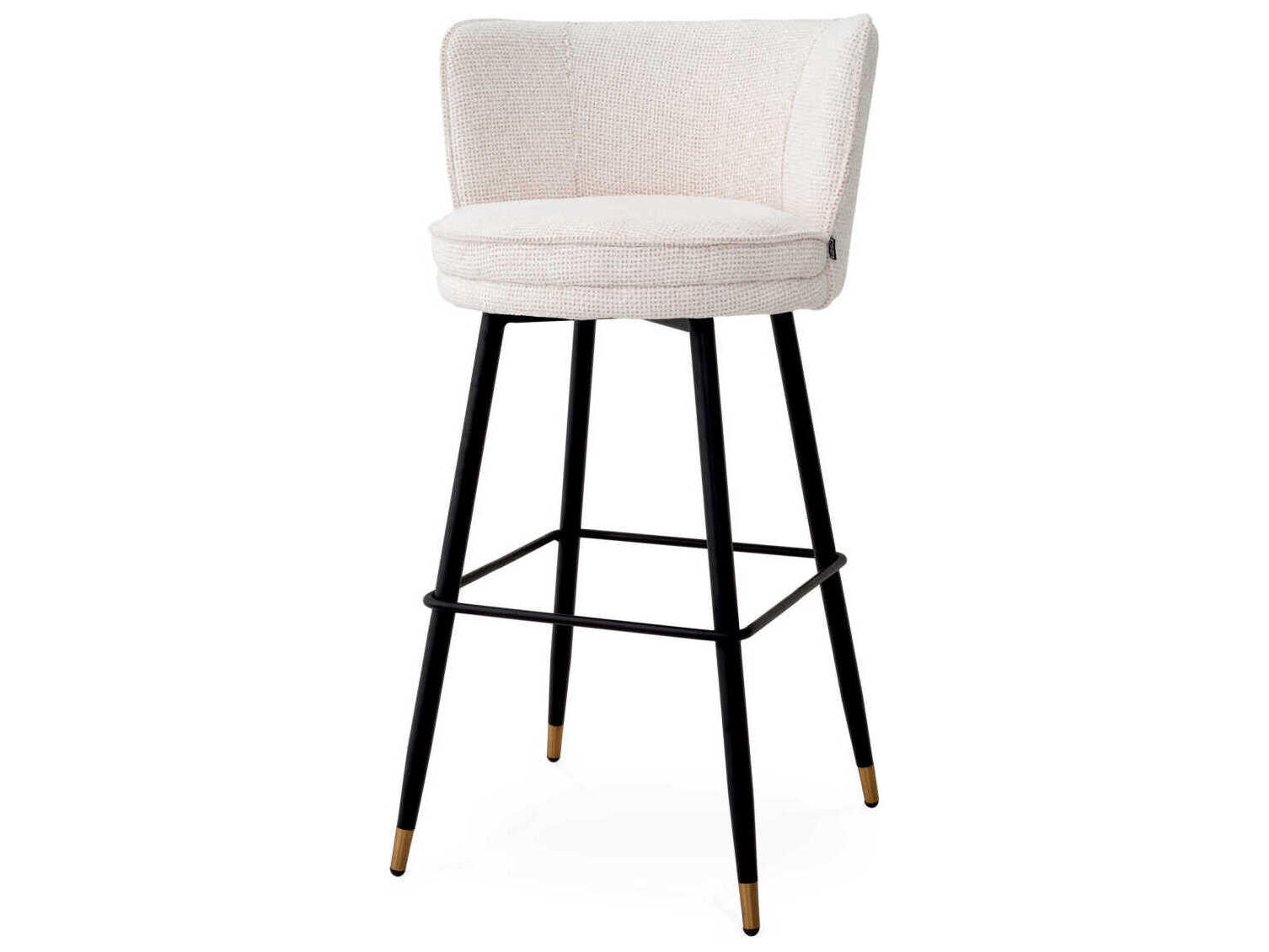 Eichholtz Grenada Upholstered Swivel Bar Stool