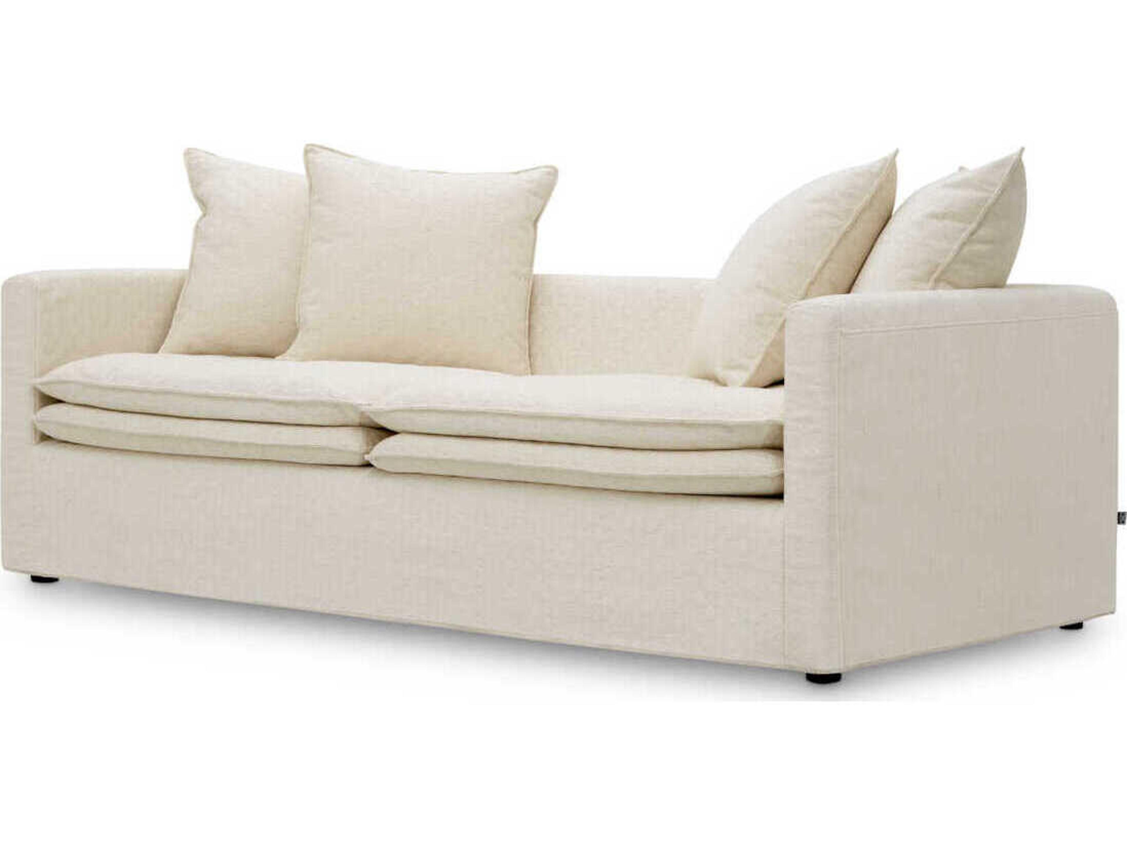 Eichholtz Montgomery White Upholstered Sofa