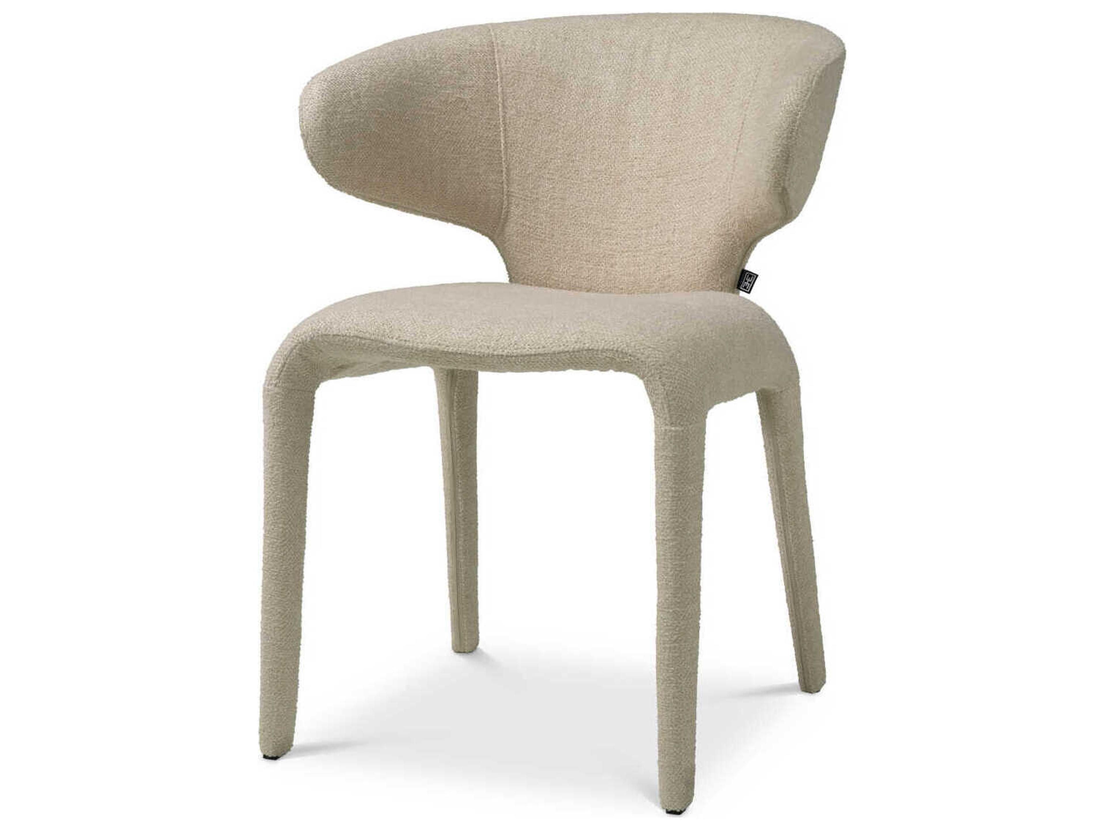 Eichholtz Josephine Beige Upholstered Armless Dining Chair