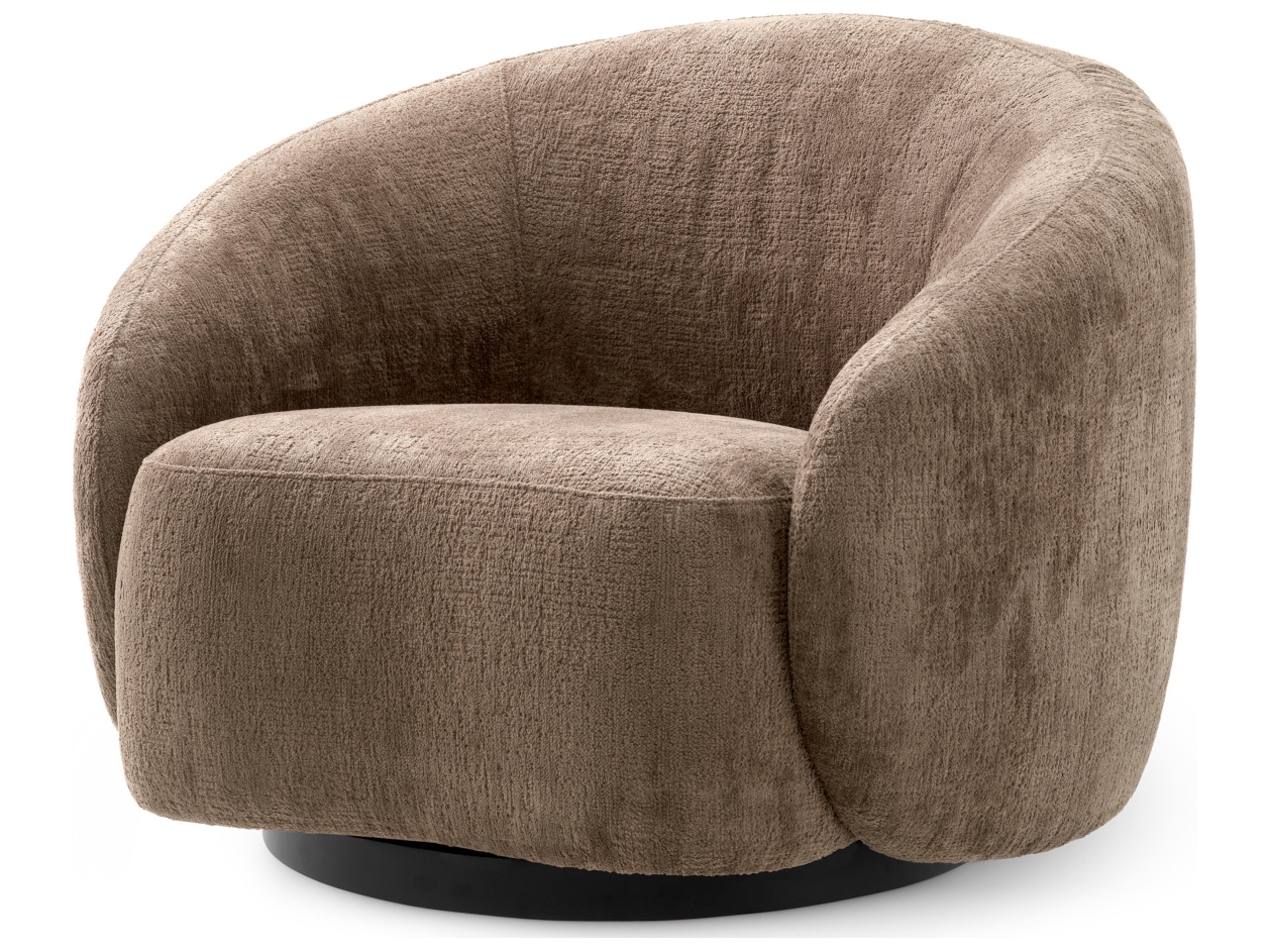 Swivel Brown Accent Chair