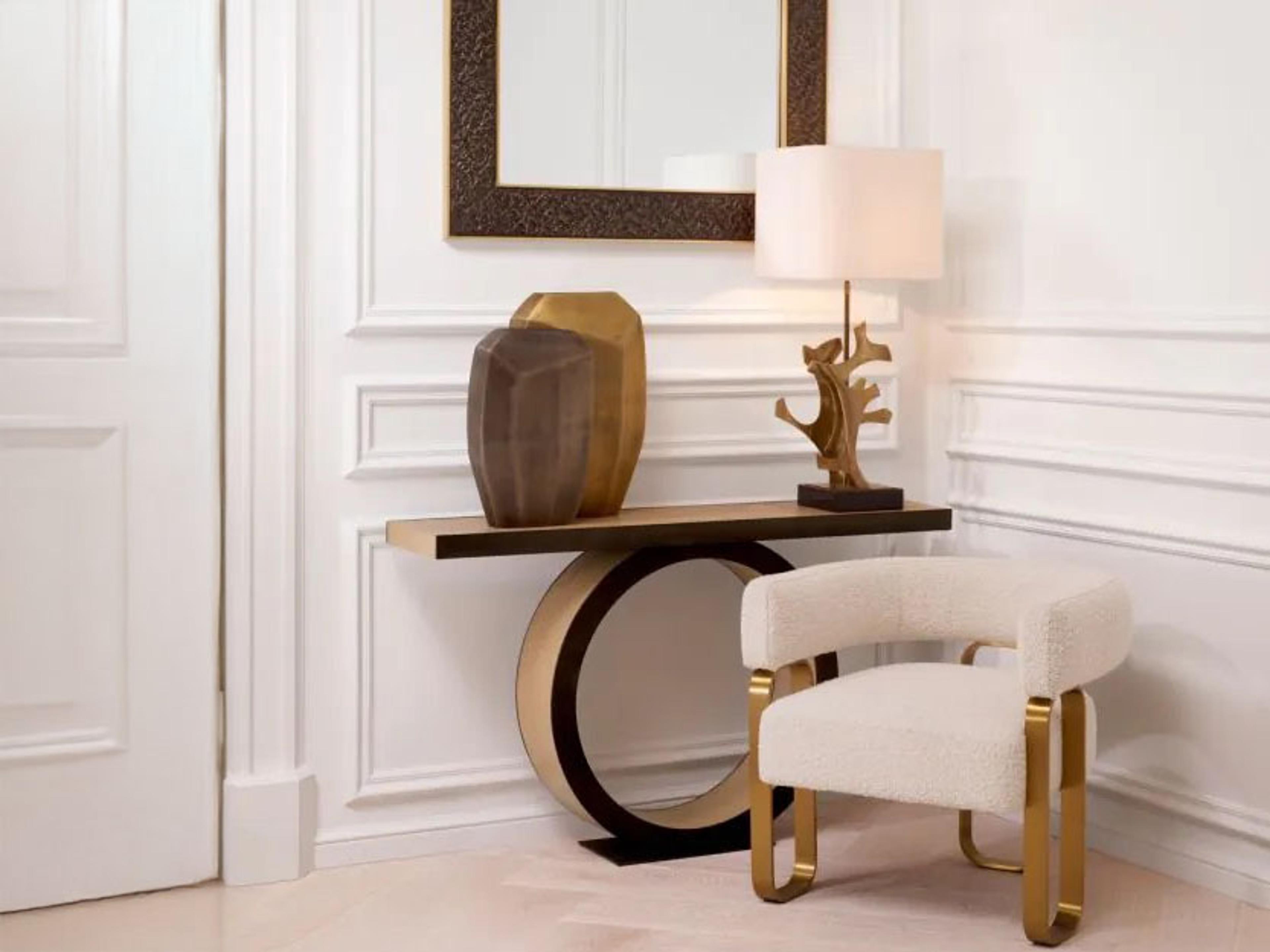 Eichholtz Capricorn Chair and Ottoman Set