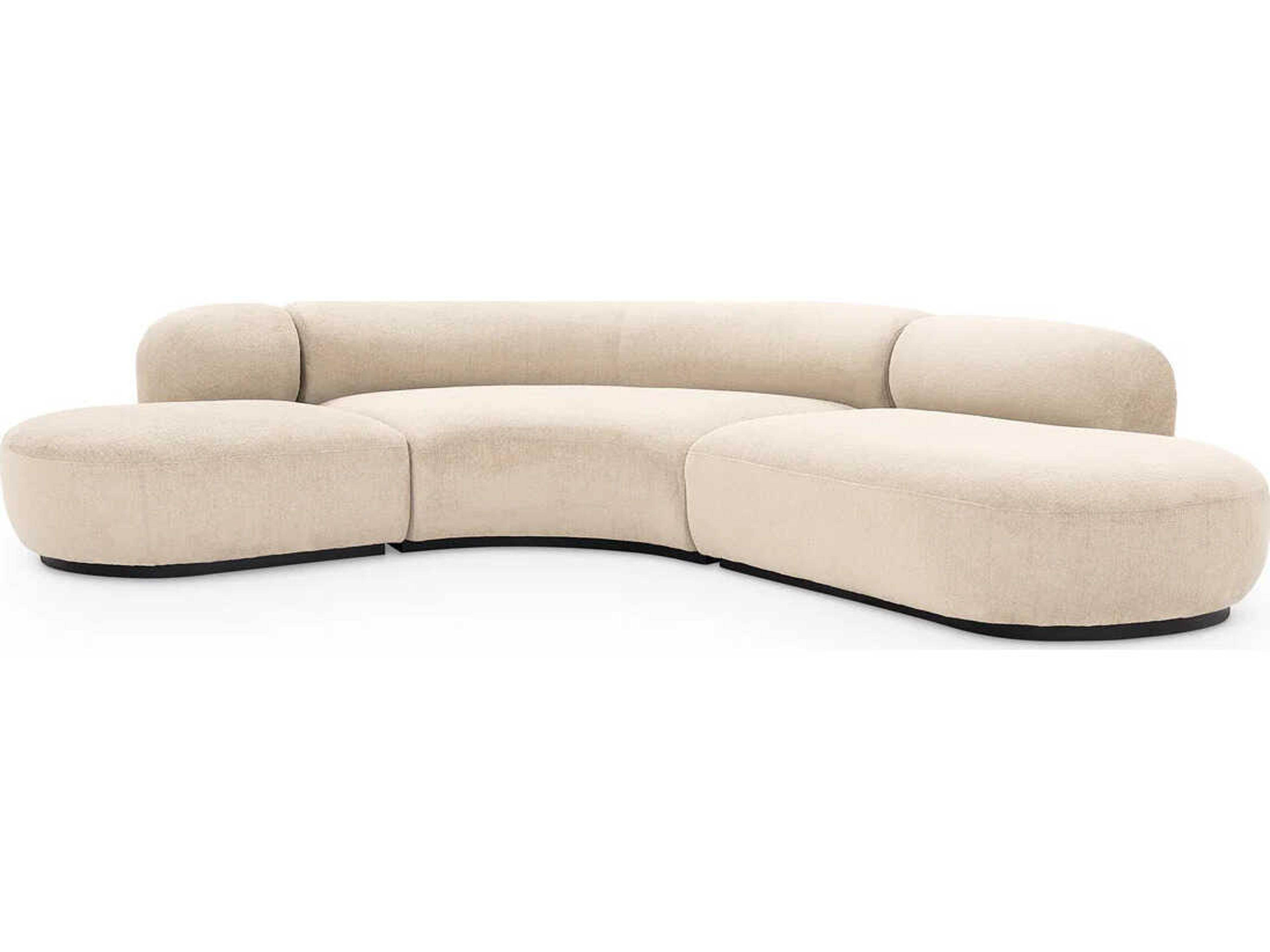 Eichholtz Bjorn Beige Upholstered Sectional Sofa