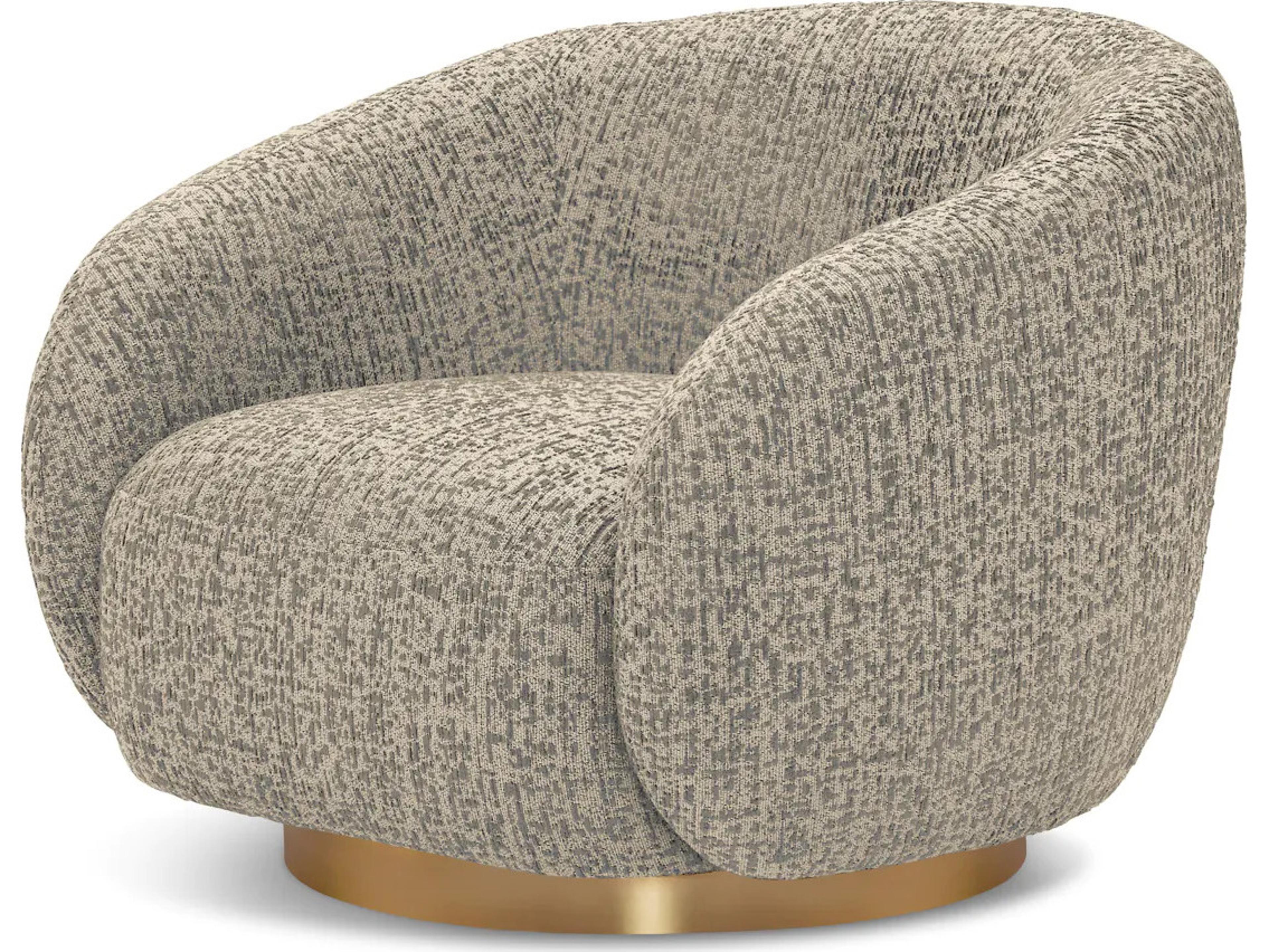 Eichholtz Brice Swivel Chair in Montclair Warm Grey