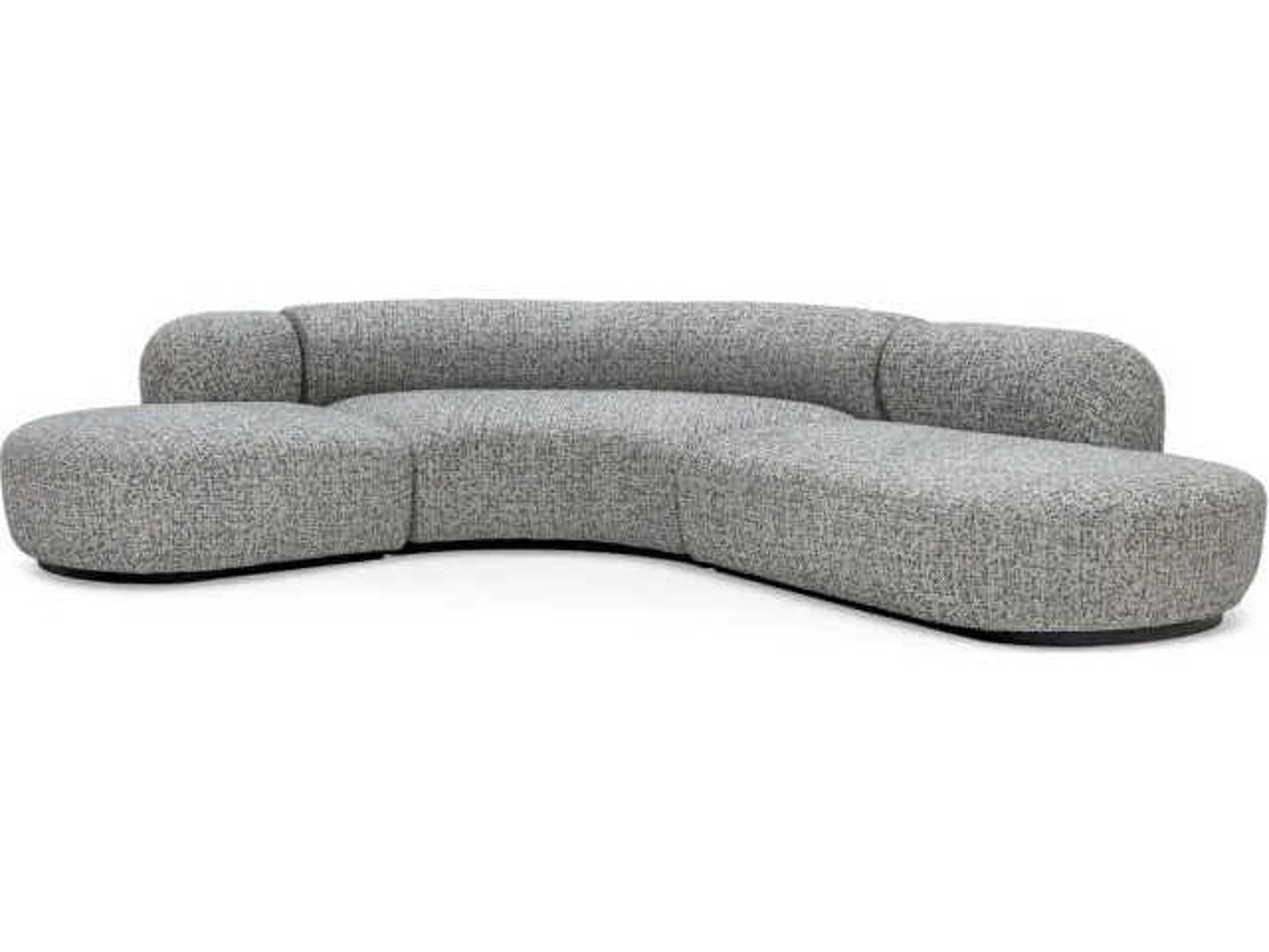 Eichholtz Bjorn Gray Upholstered Sectional Sofa