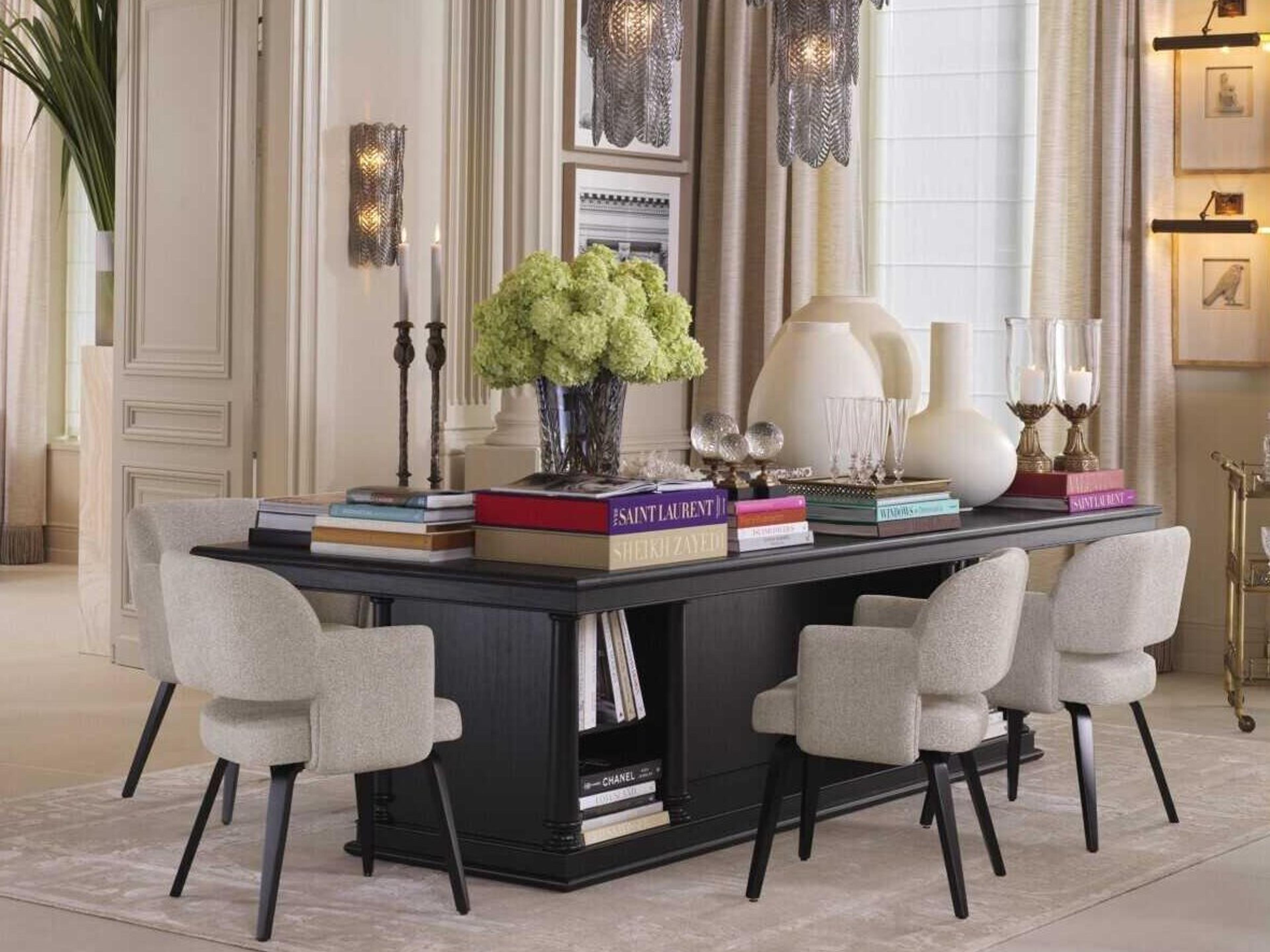 Eichholtz Library Solid Wood Dining Room Set