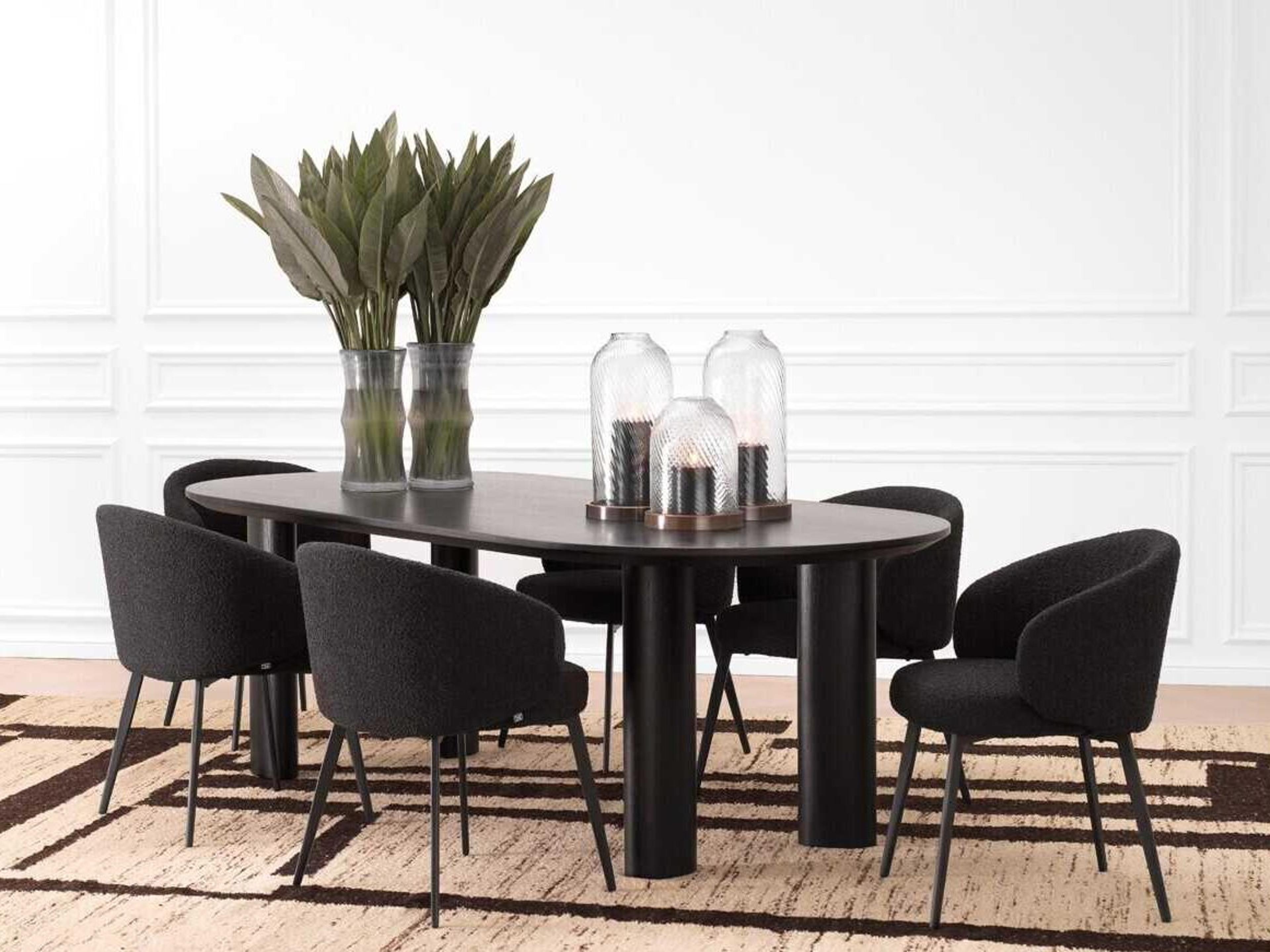 Eichholtz Mogador Oak Wood Dining Room Set