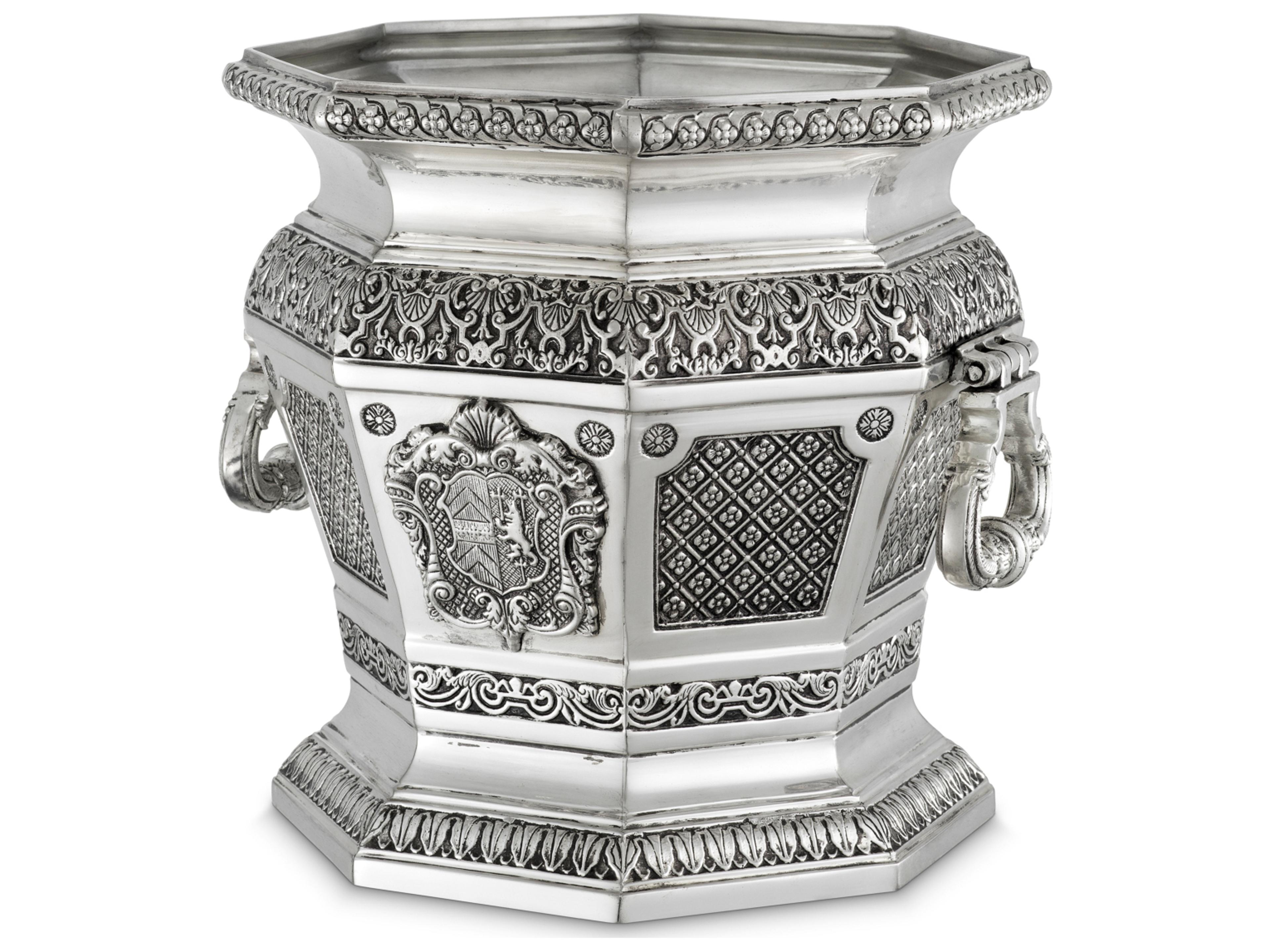 Eichholtz Antique Silver Plated Decorative Accent