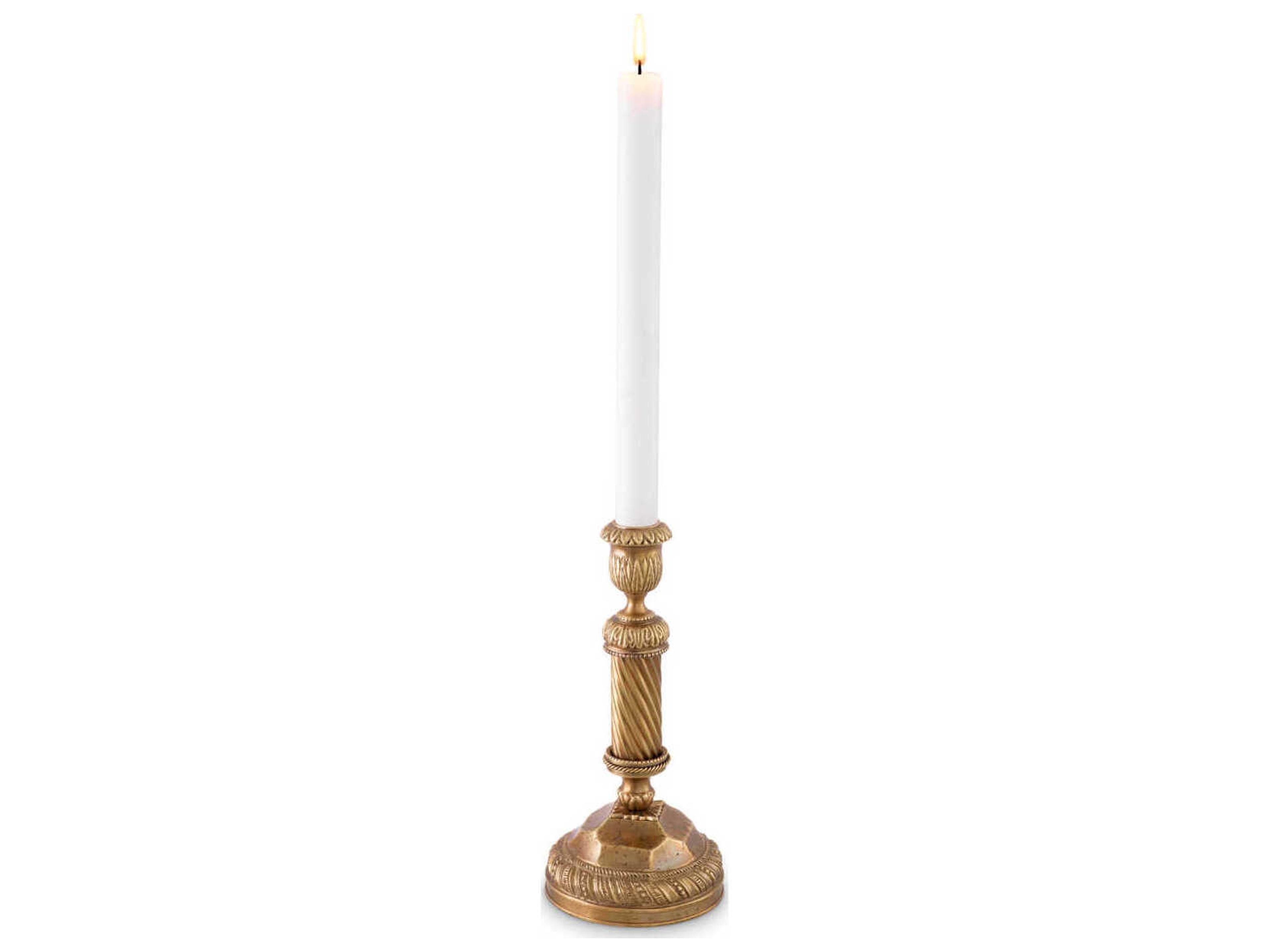 Eichholtz Candle Holders Vintage Brass Holder