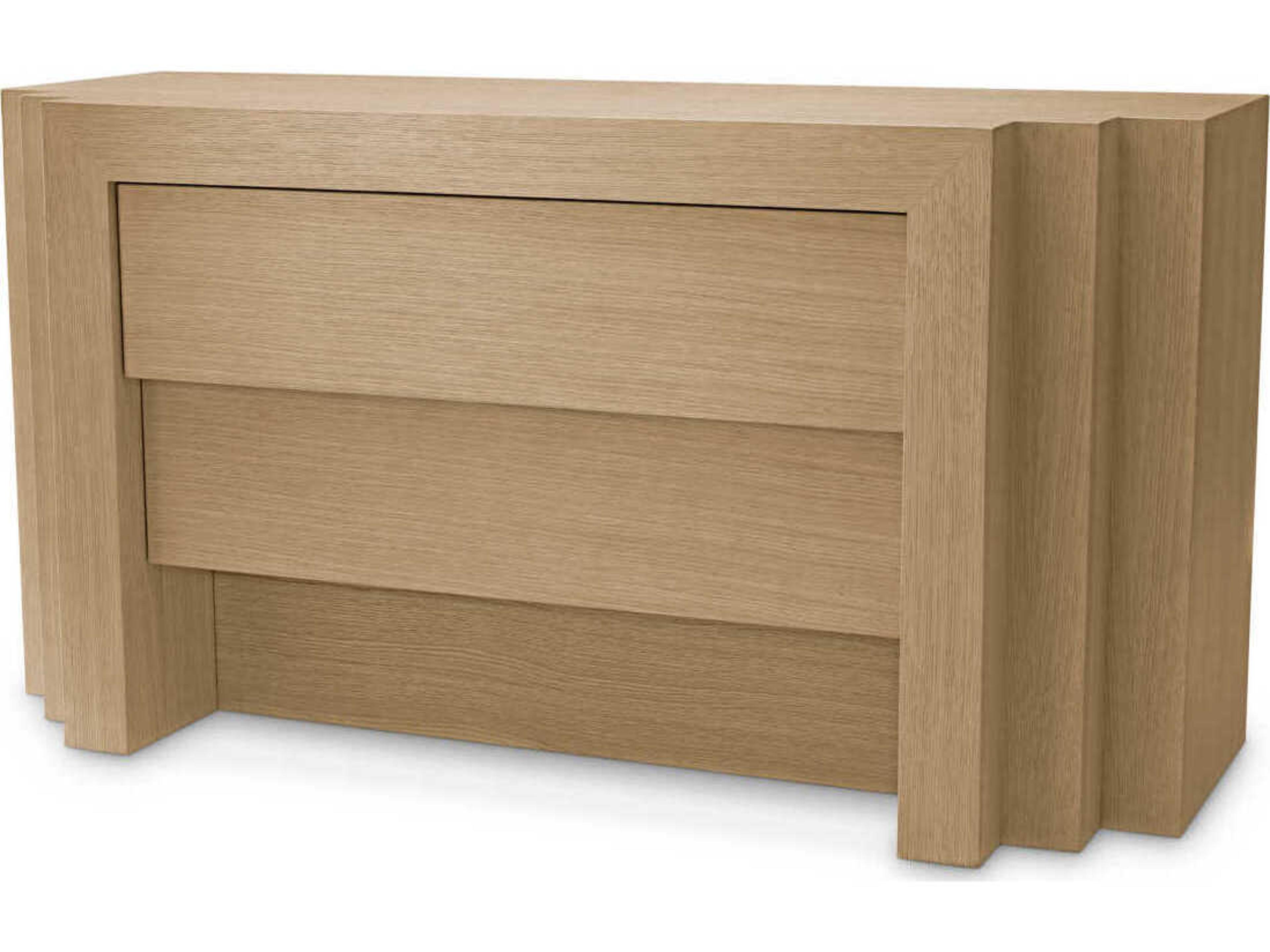 Eichholtz Metropolitan 3-Drawers Oak Wood Double Dresser