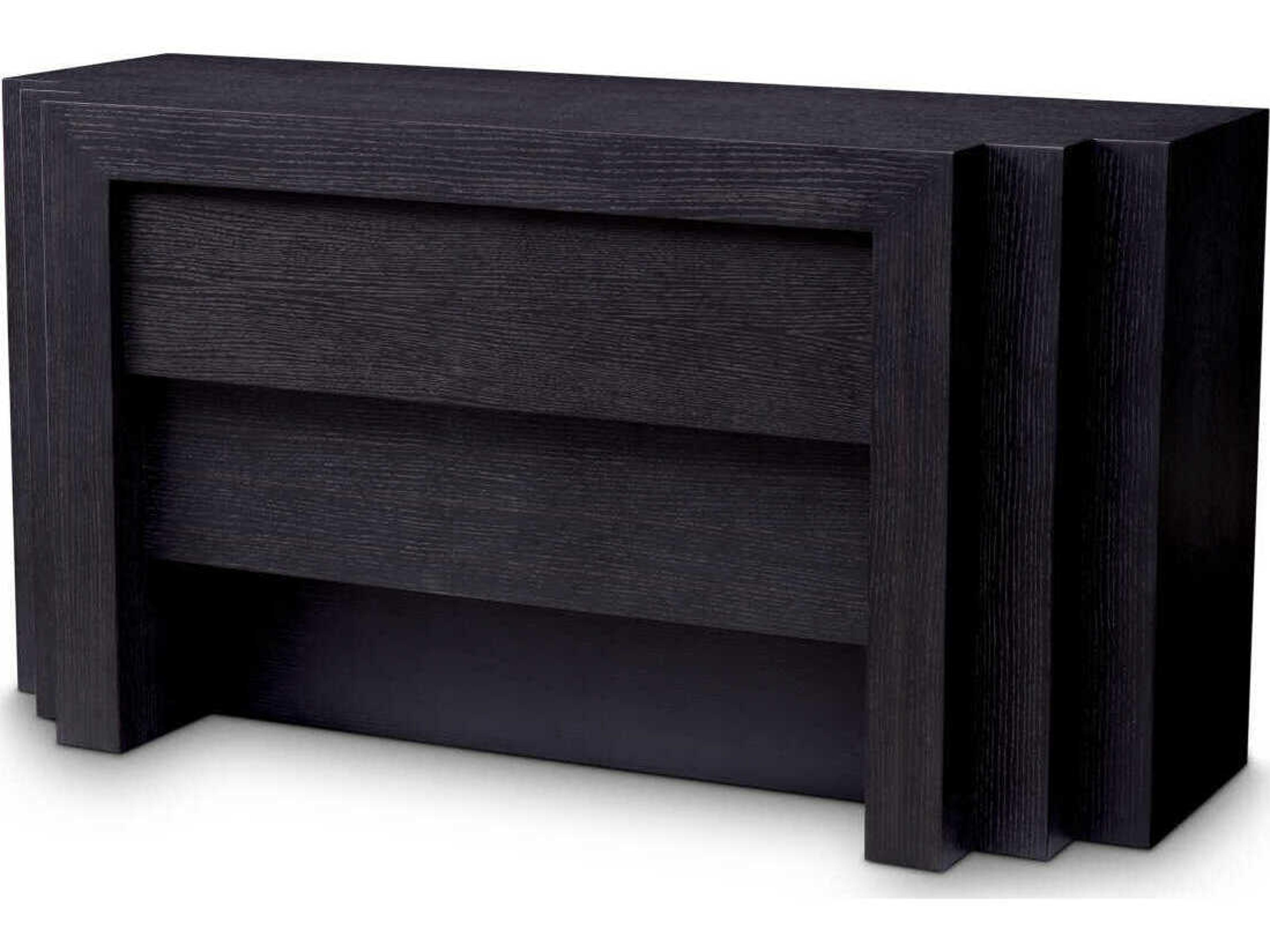 Eichholtz Metropolitan 3-Drawers Gray Oak Wood Double Dresser