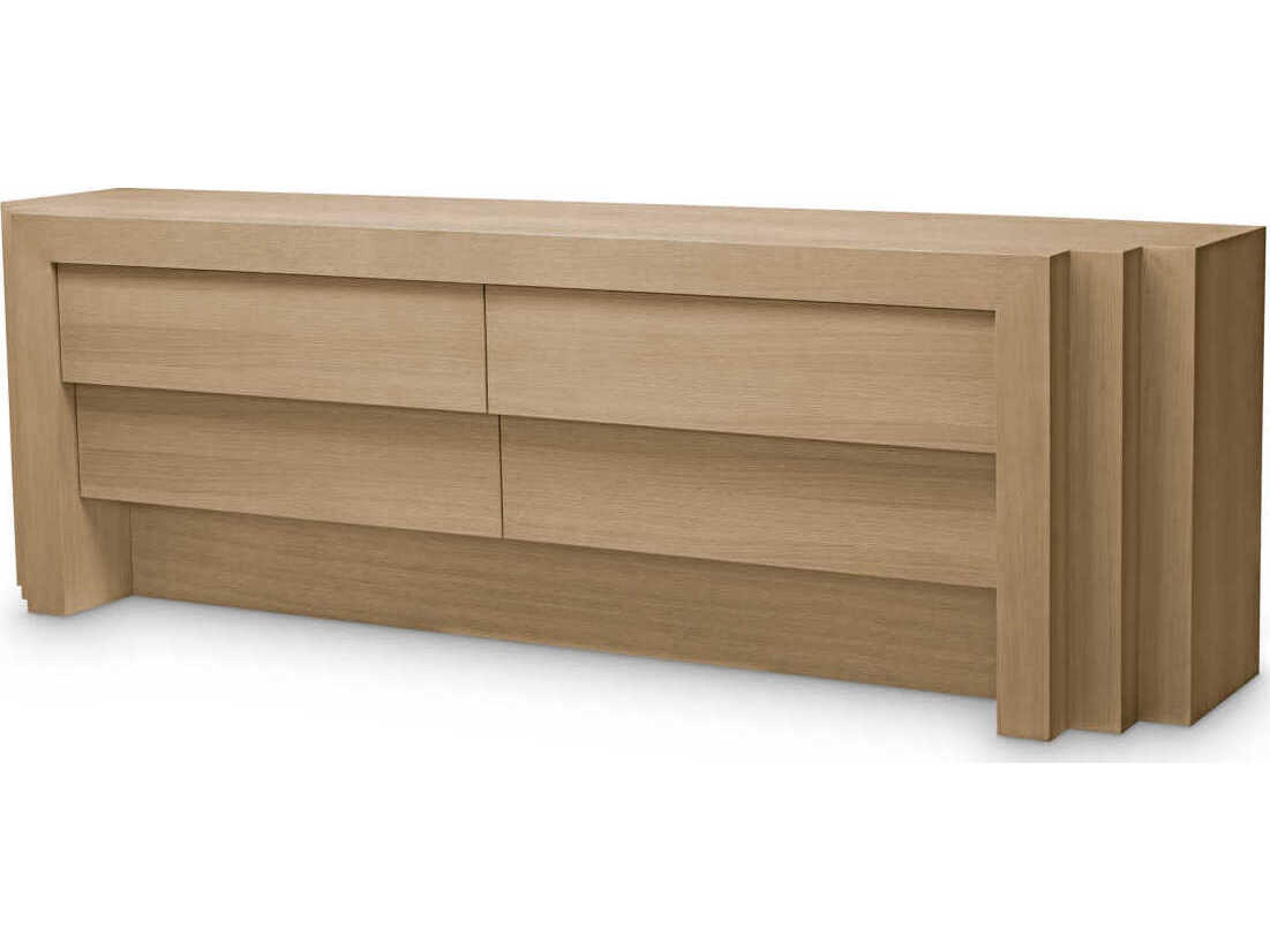 Eichholtz Metropolitan 4-Drawers Oak Wood Dresser
