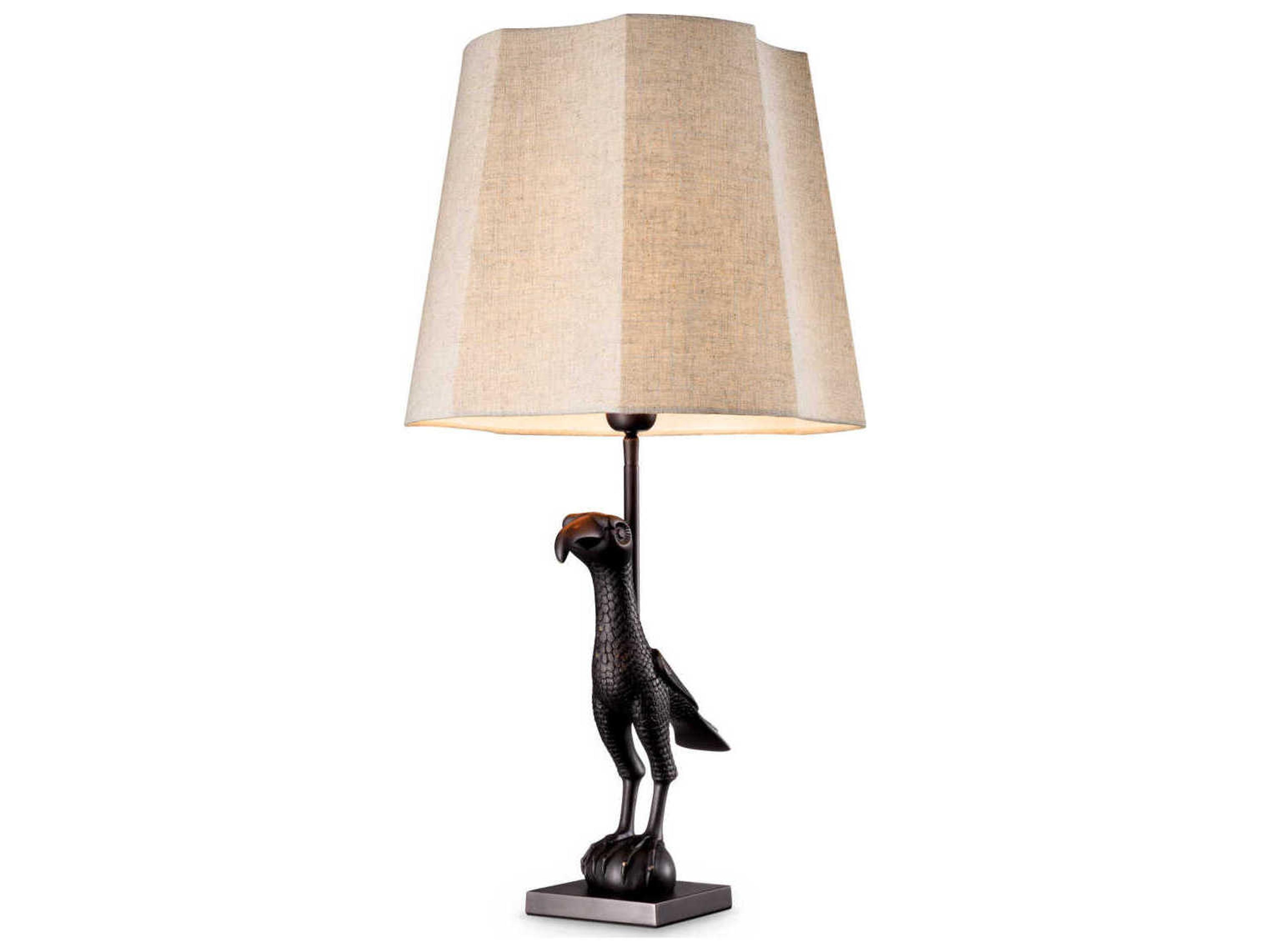 Eichholtz Falcon Copper Bronze Traditional Table Lamp
