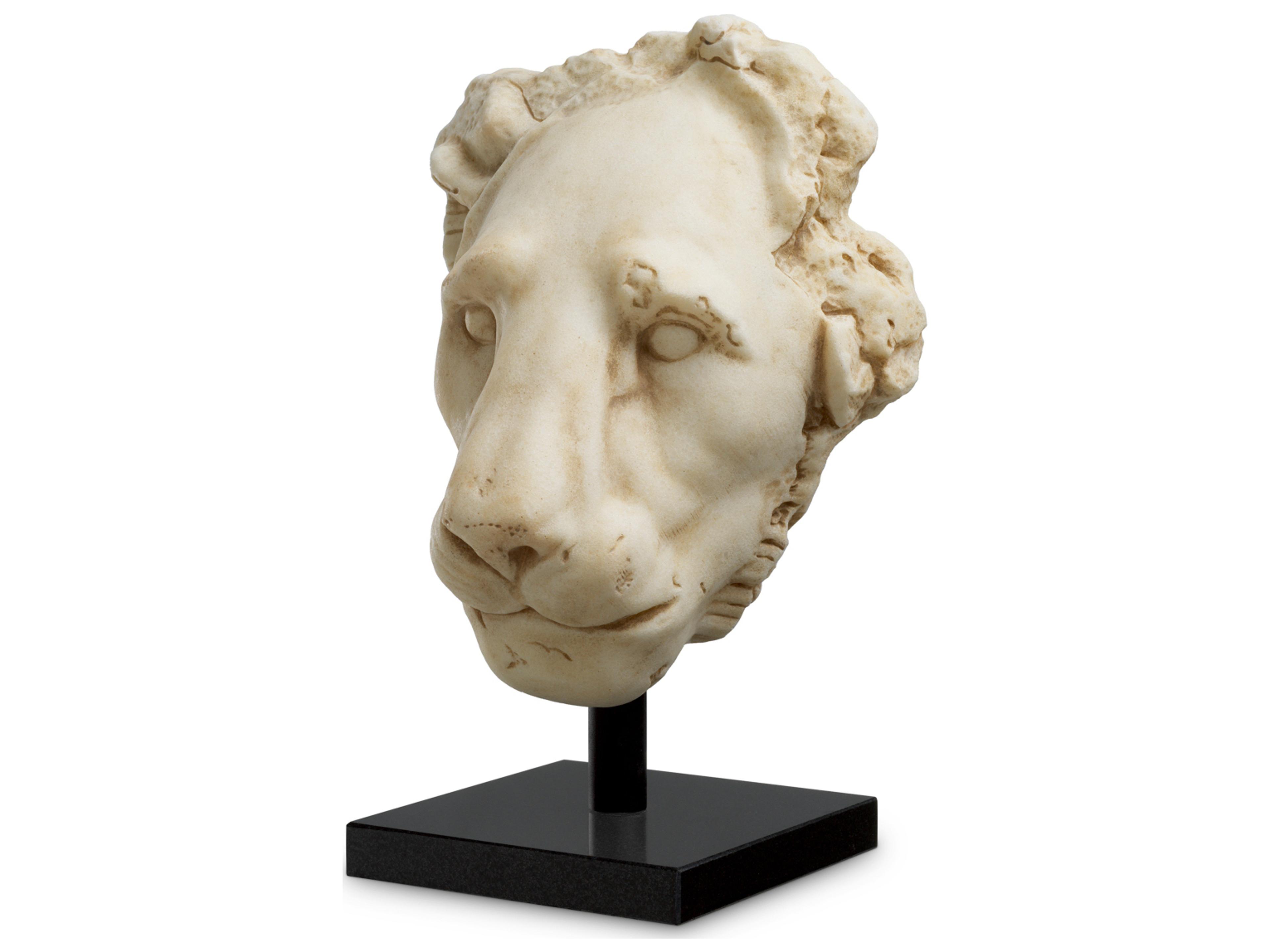 Eichholtz Sandstone X Black Base Sculpture