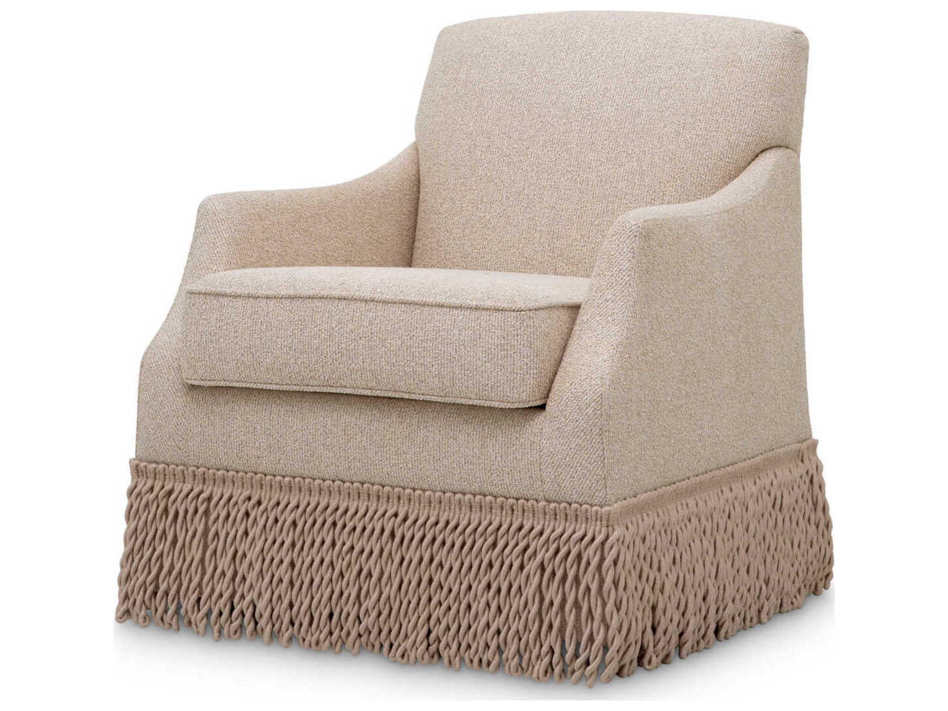Eichholtz Madison Swivel Beige Accent Chair
