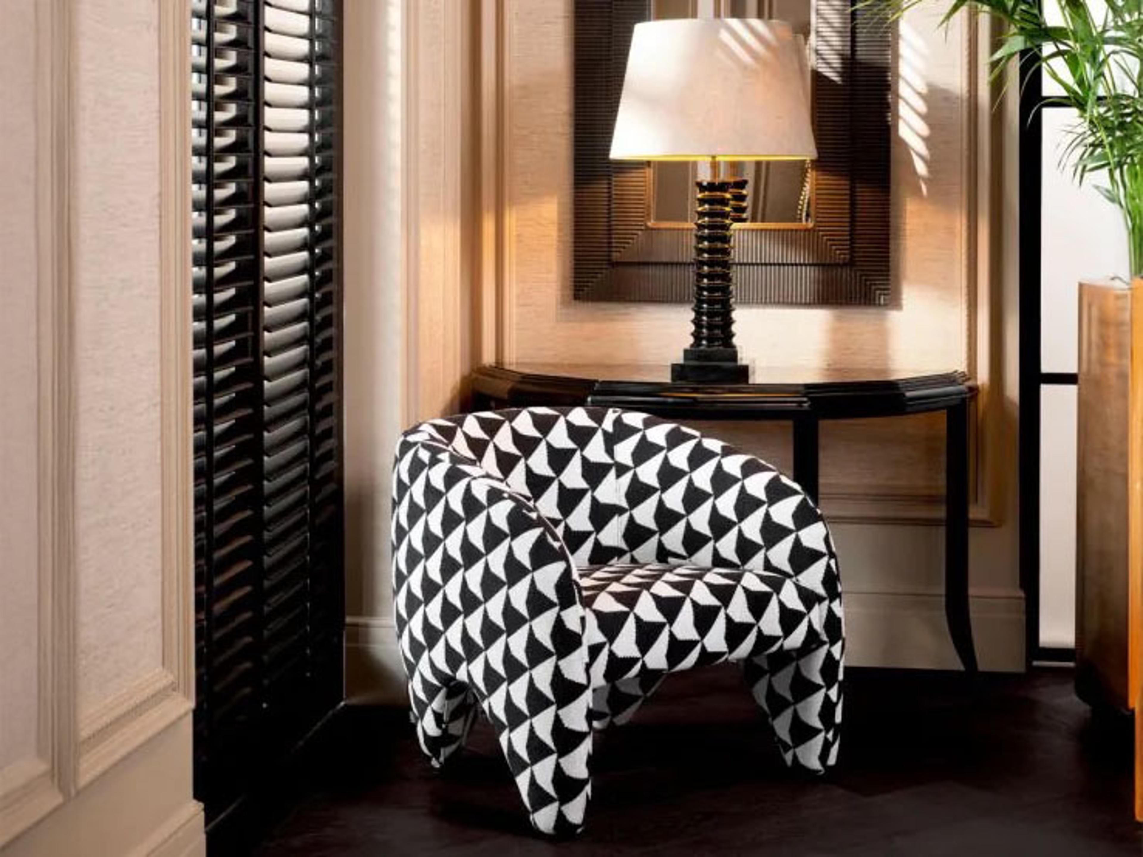 Eichholtz Toledo Chair and Ottoman Set