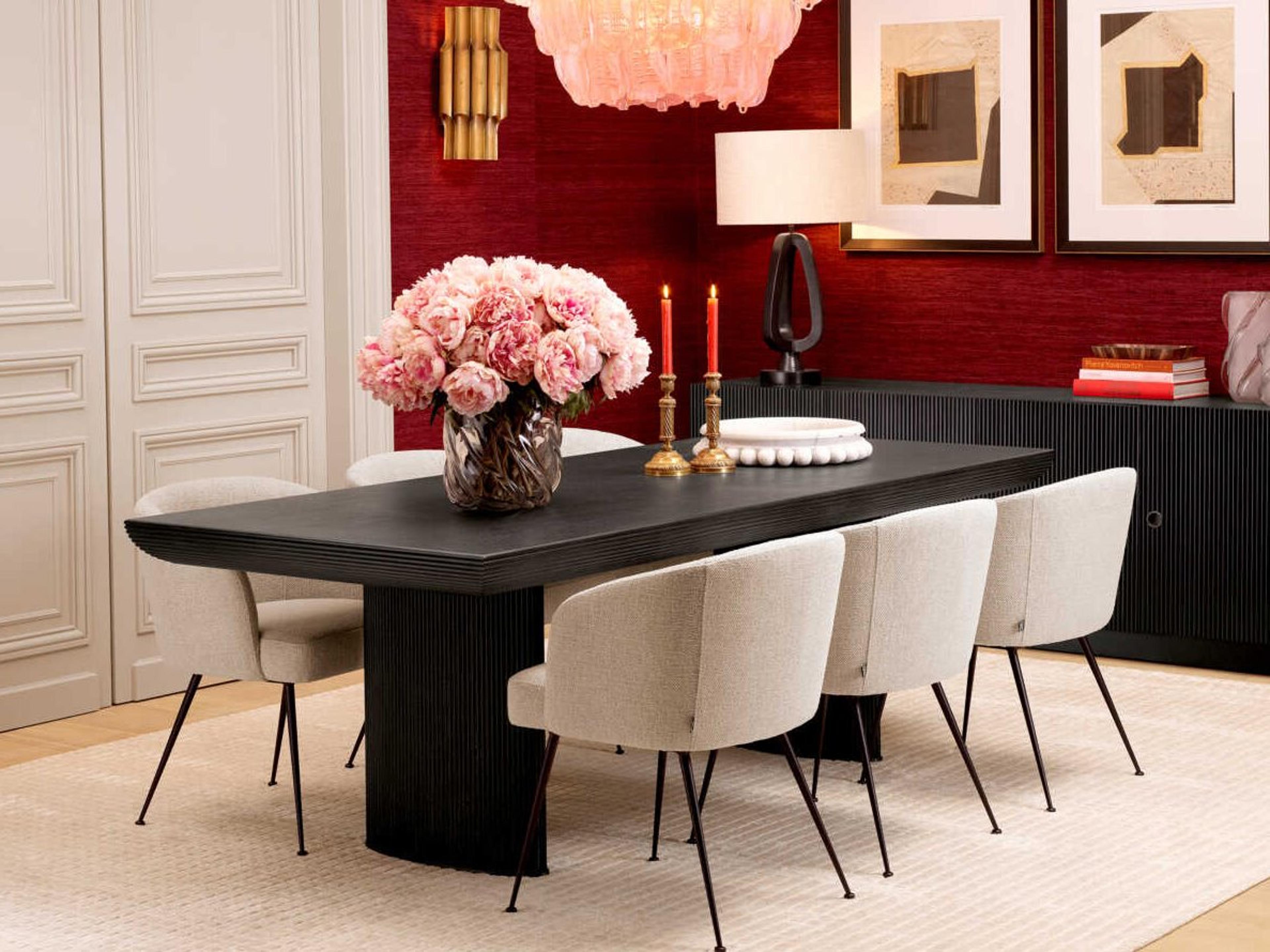 Eichholtz Winston Oak Wood Dining Room Set