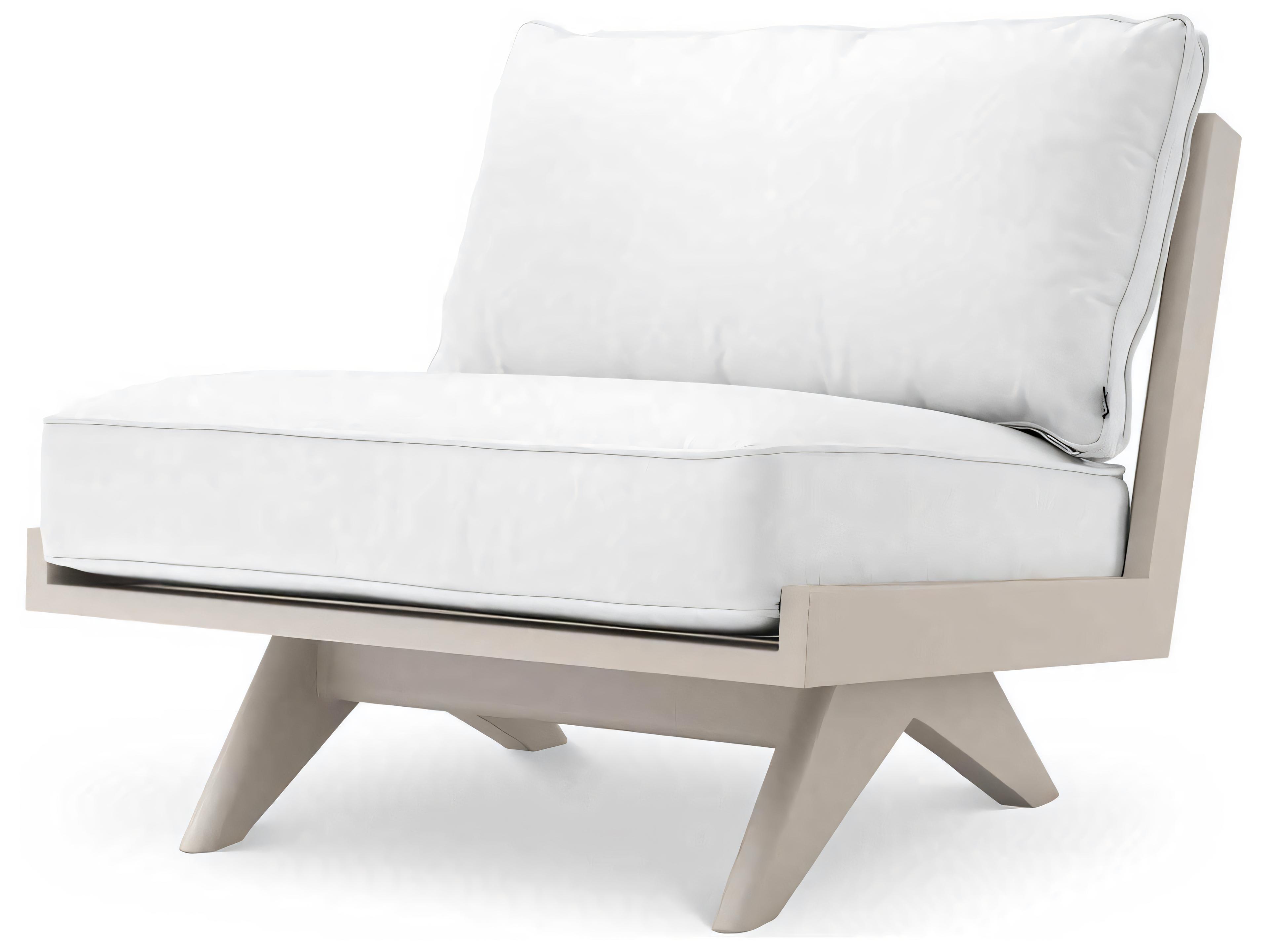 Eichholtz Outdoor Sand Finish Sunbrella Canvas Lounge Chair