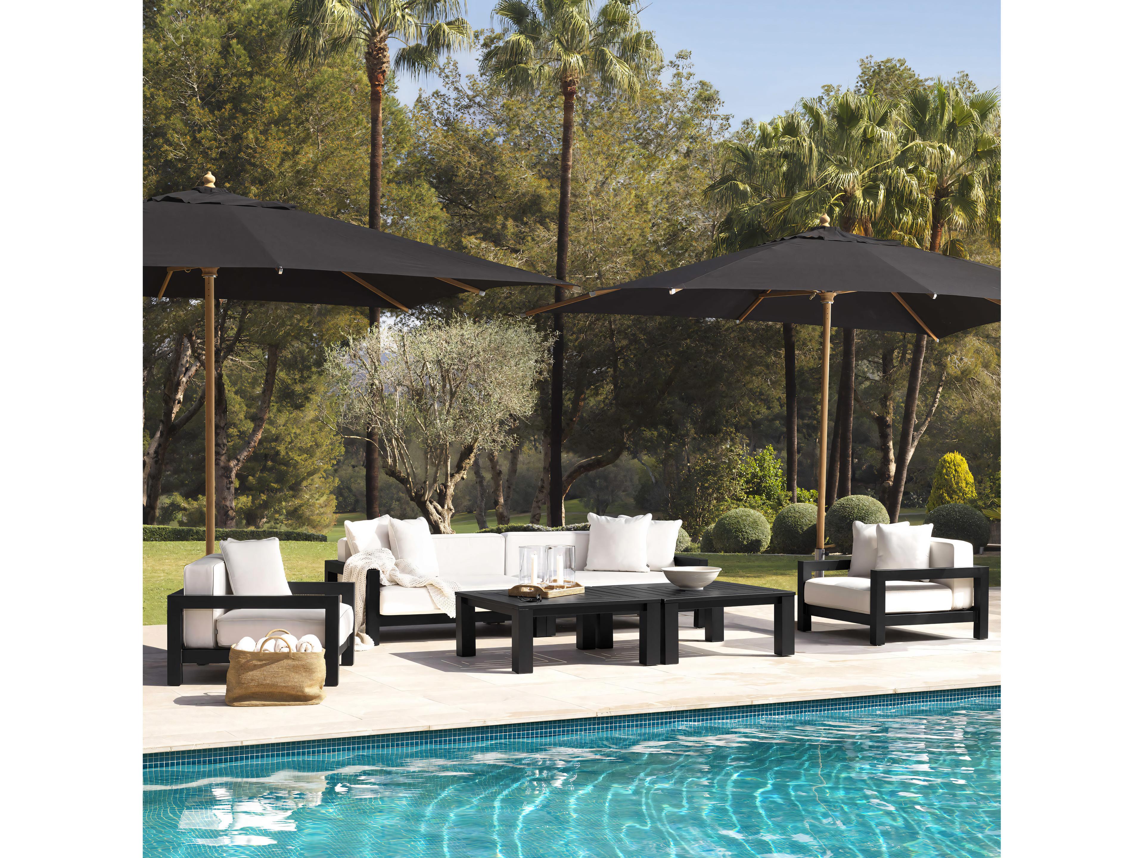 Eichholtz Outdoor Cap-antibes Aluminum Cushion Lounge Set