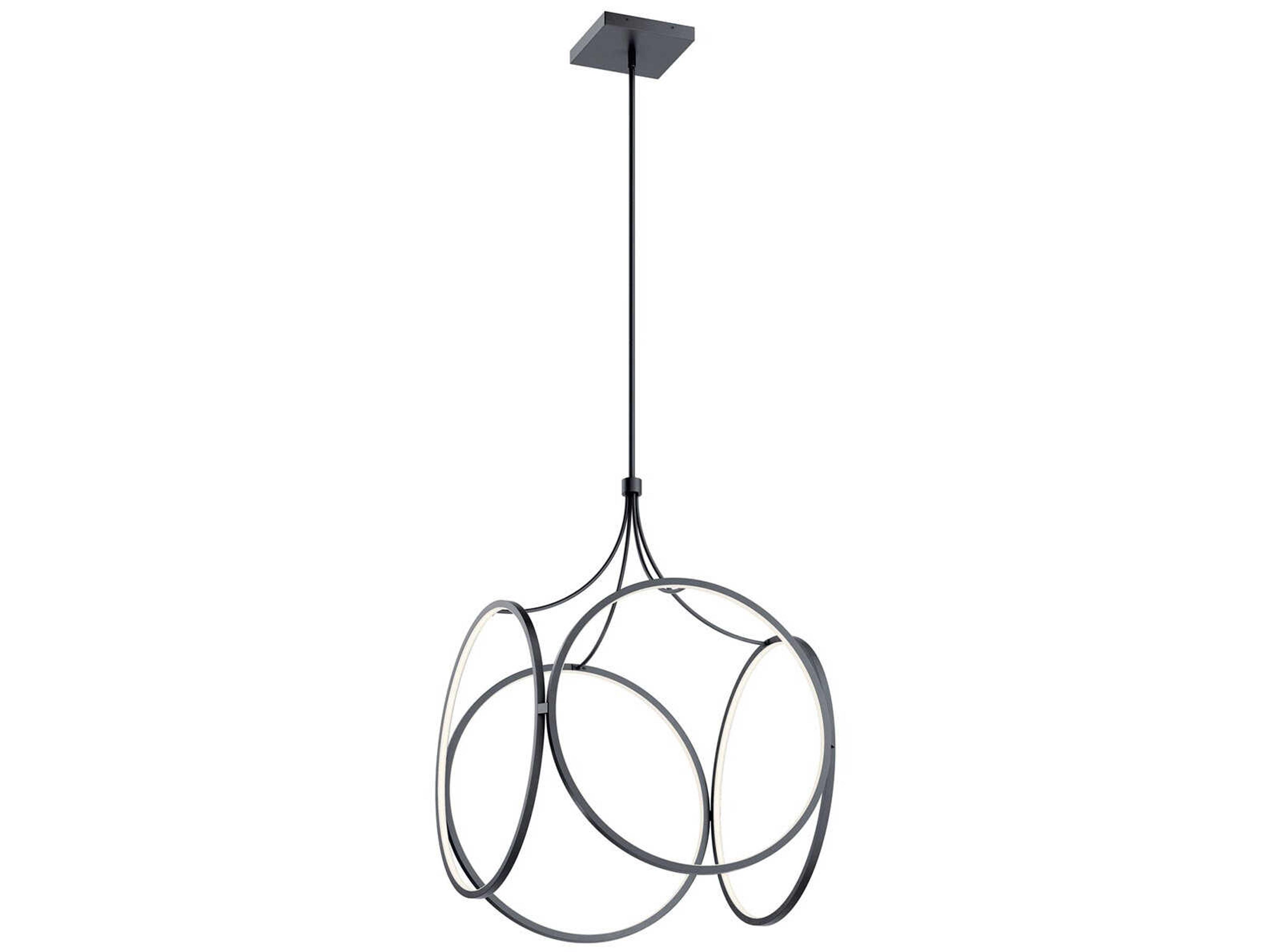 Ciri 1-Light Matte Black LED Pendant