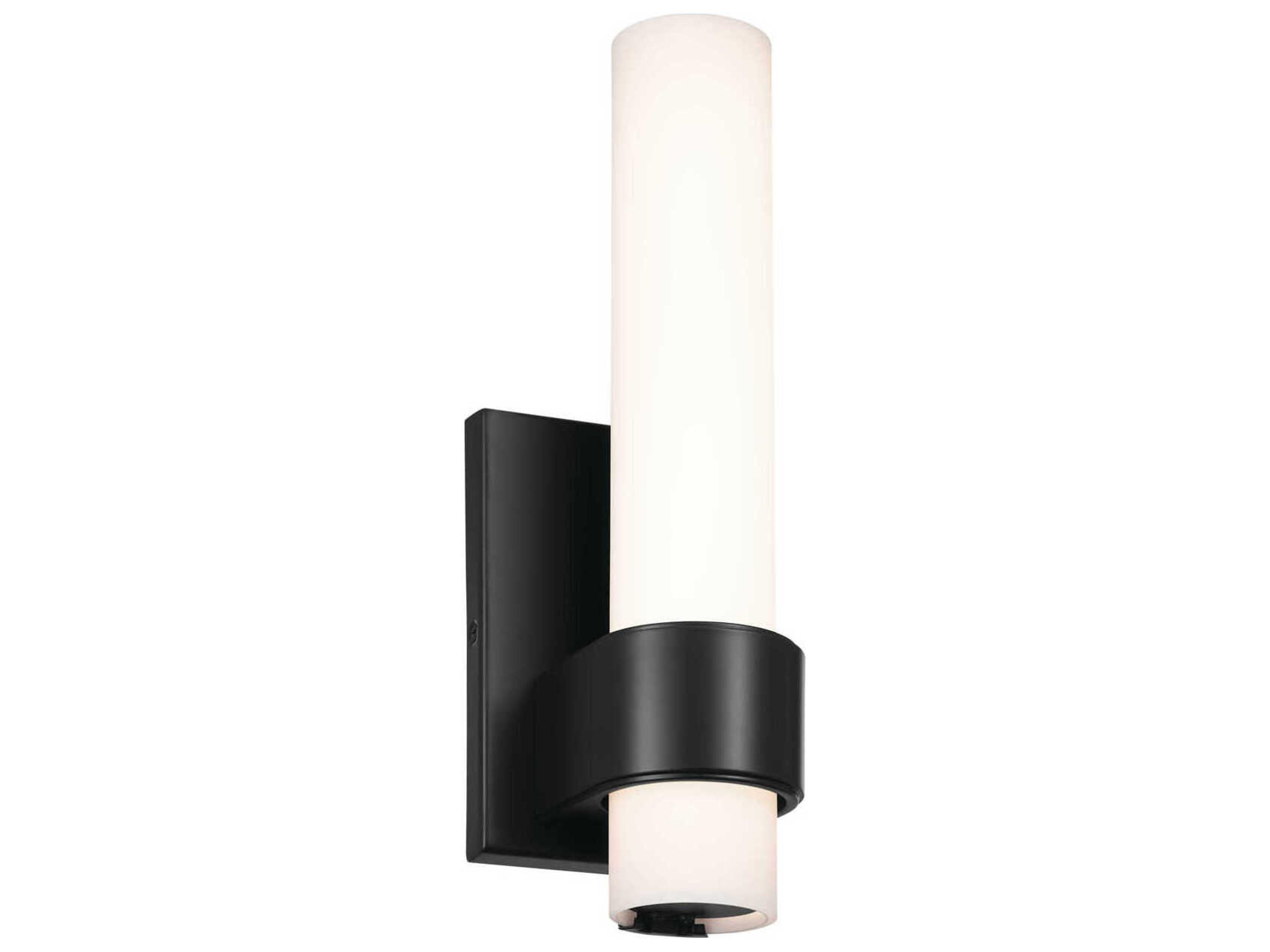 Izza 1-Light Matte Black Wall Sconce
