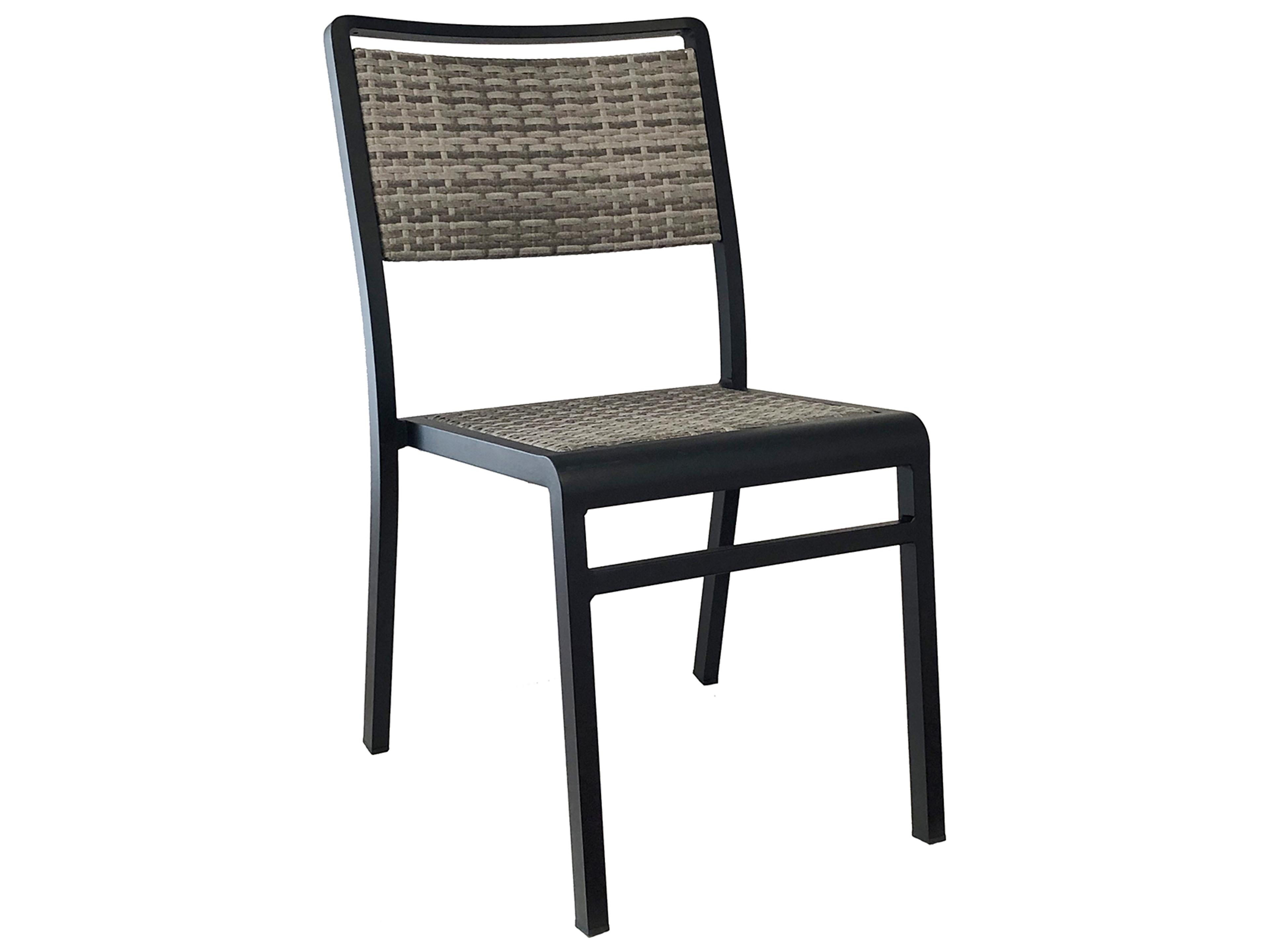 EMU Sid Aluminum Wicker Patio Dining Side Chair