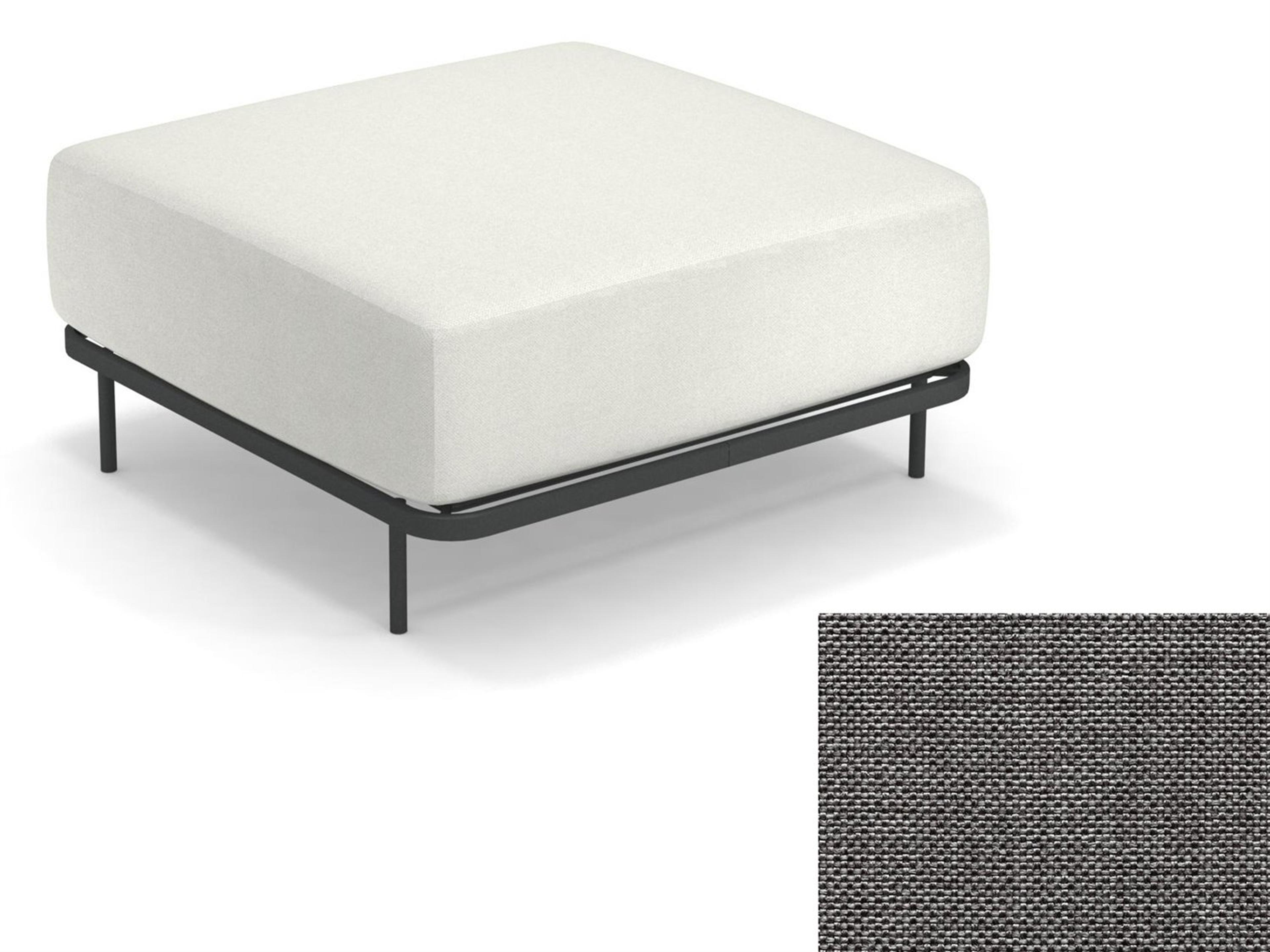 EMU Cannole Steel Cushion Patio Ottoman