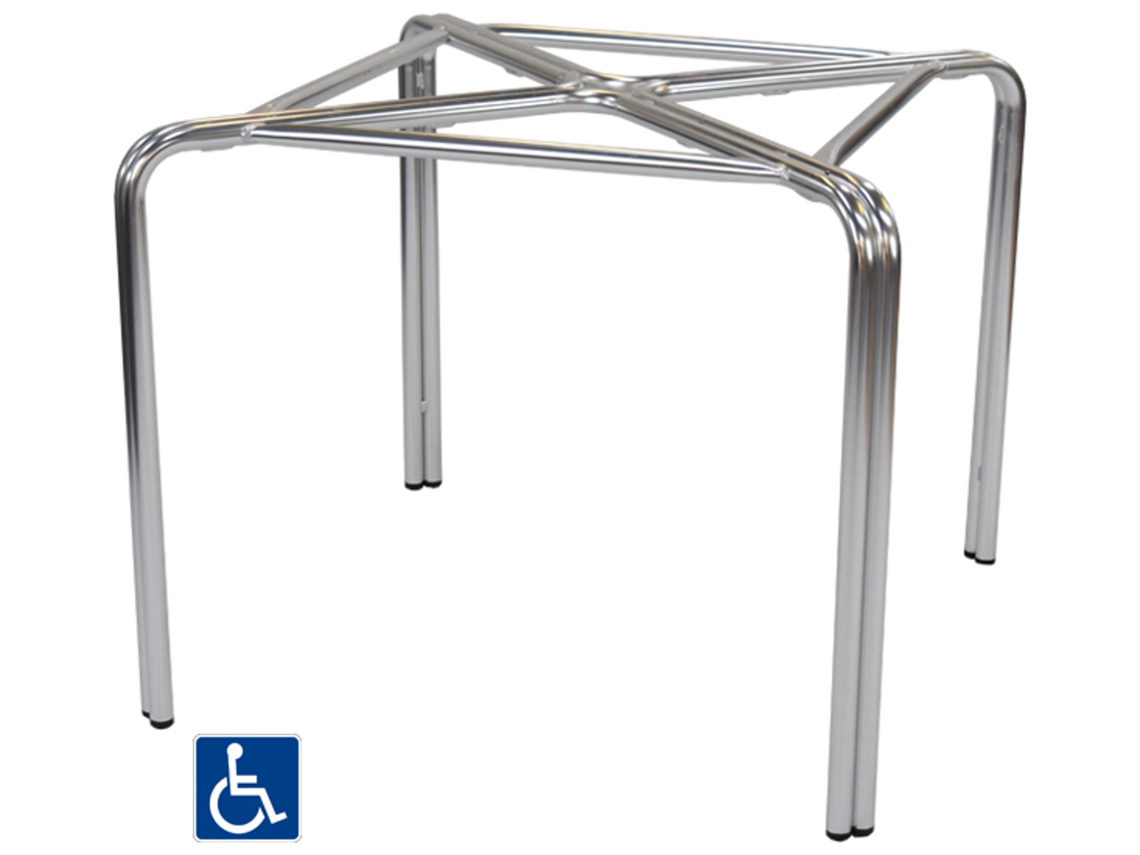 EMU Zeus ADA Aluminum Table Base for Square Tops