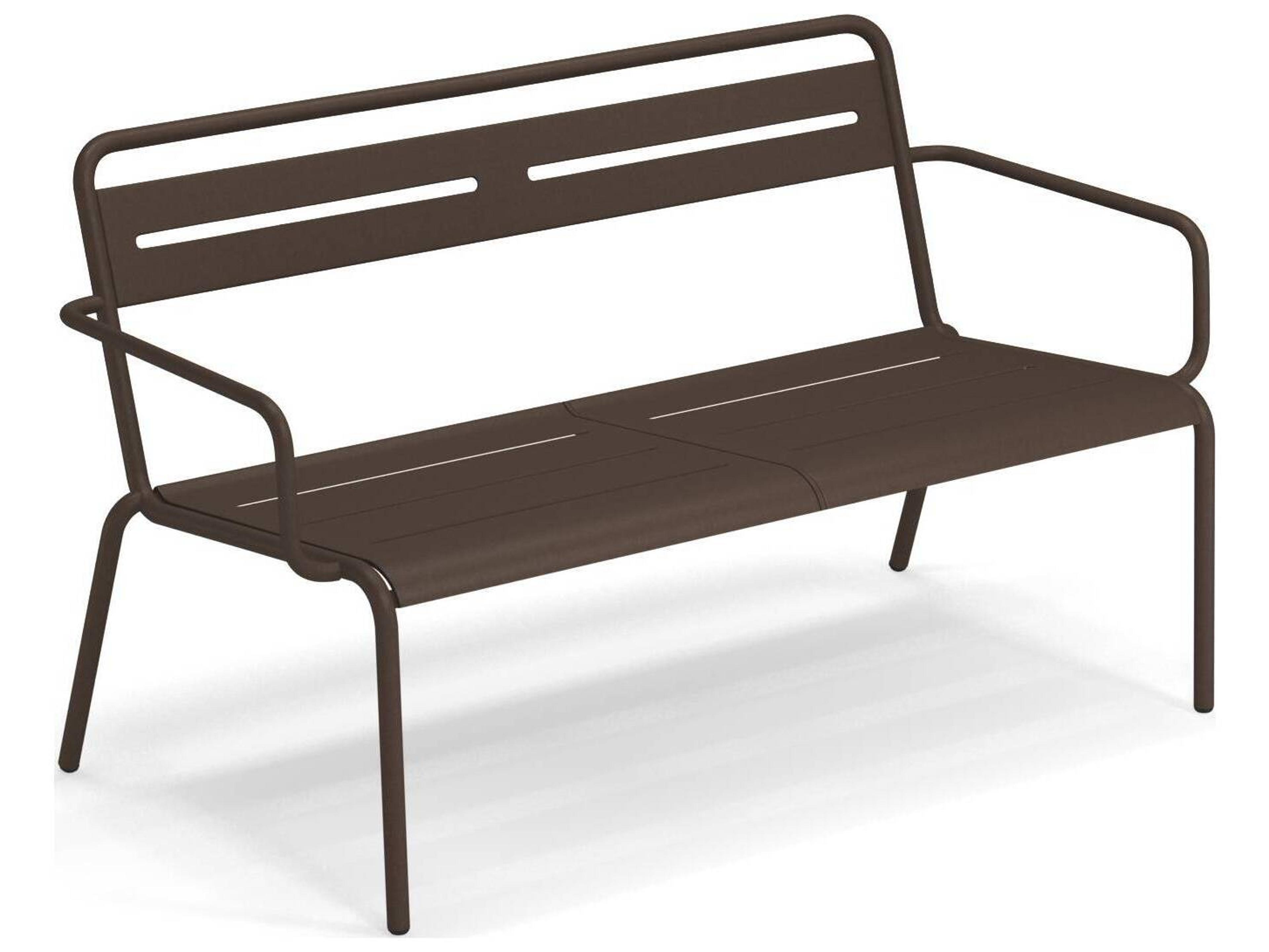 EMU Star Steel Stacking Patio Loveseat