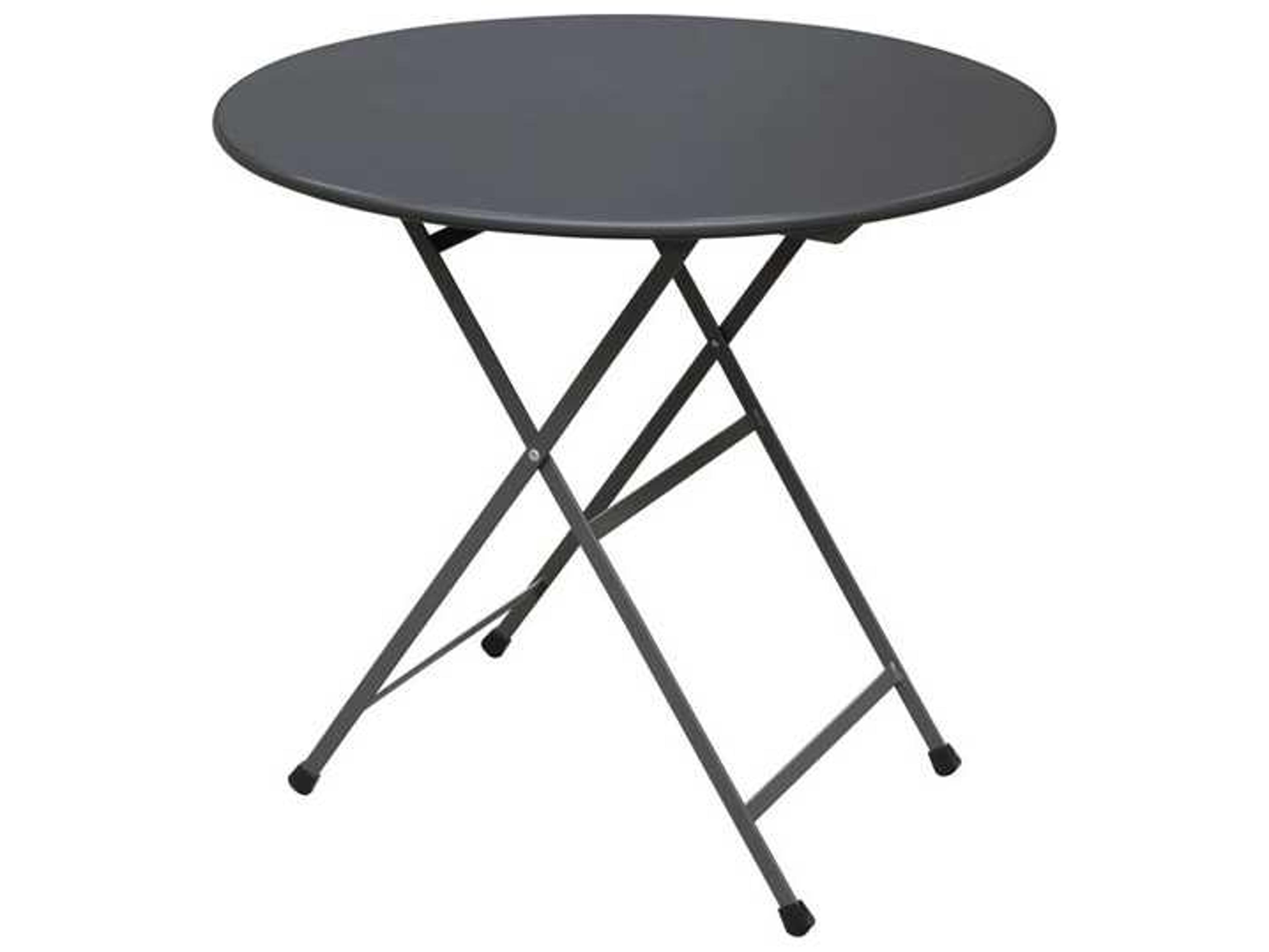EMU Arc En Ciel Steel Round Folding Table