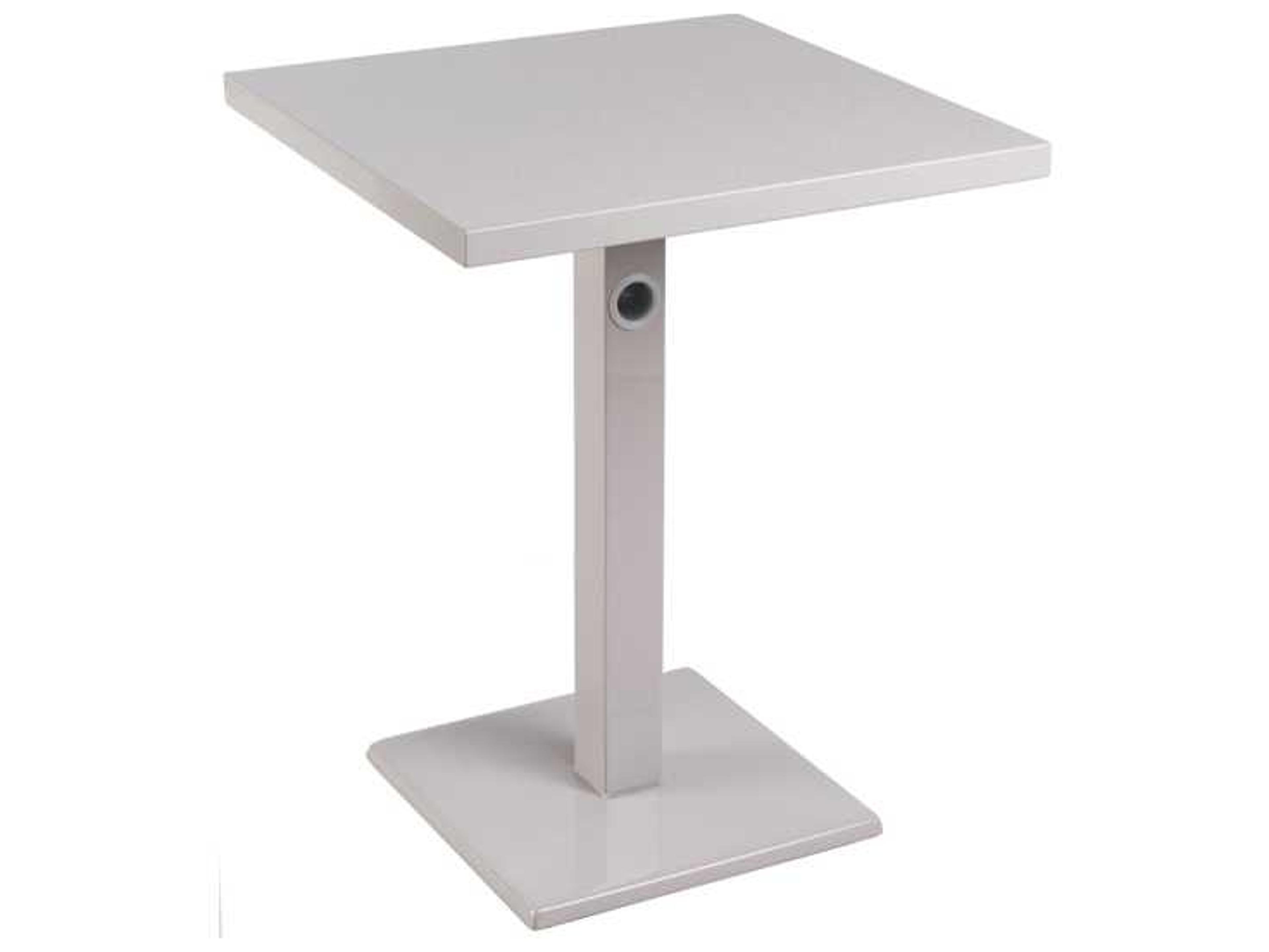 EMU Lock Steel Square Outdoor Dining Table