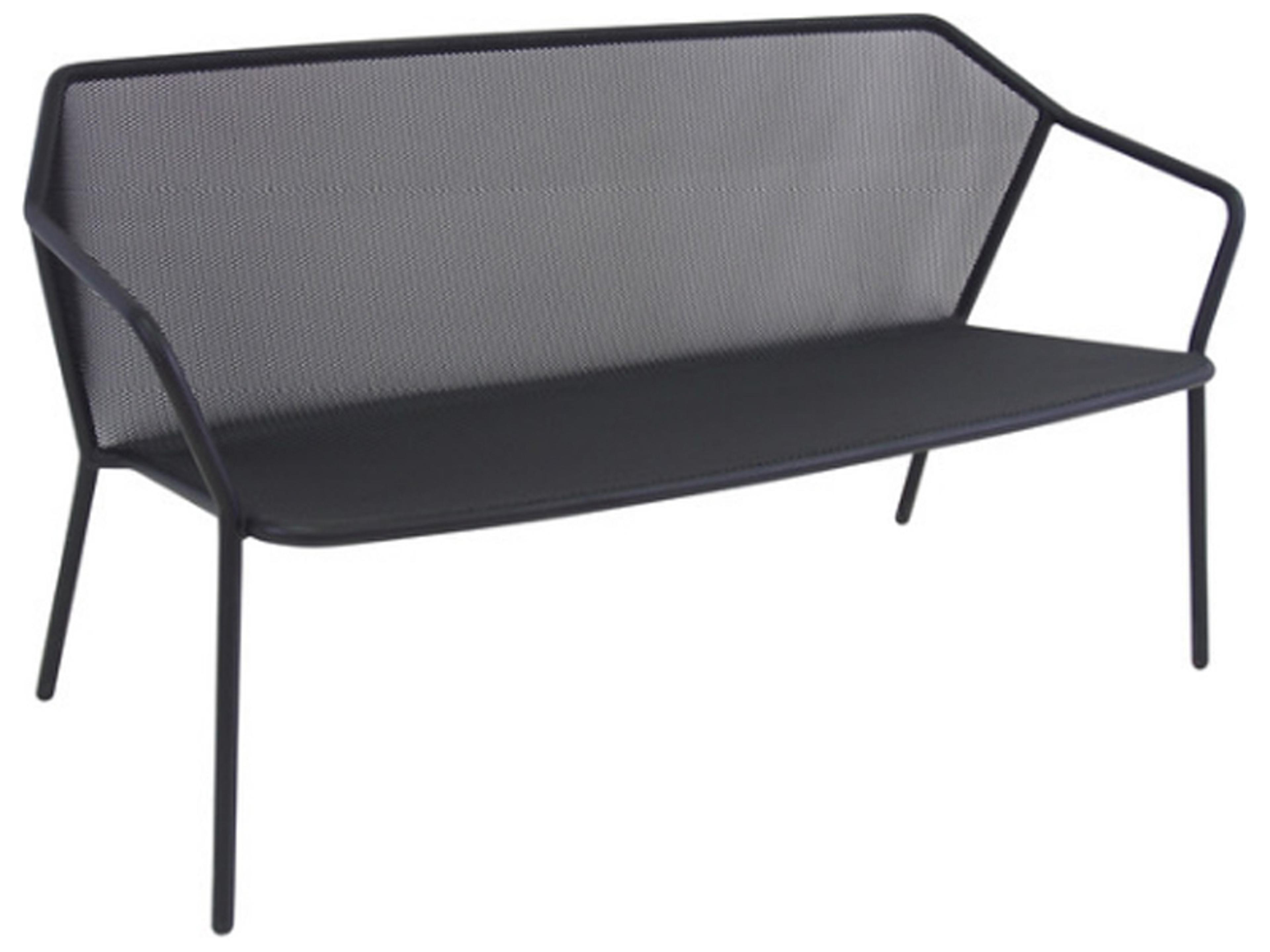 EMU Darwin Steel Metal Outdoor Loveseat