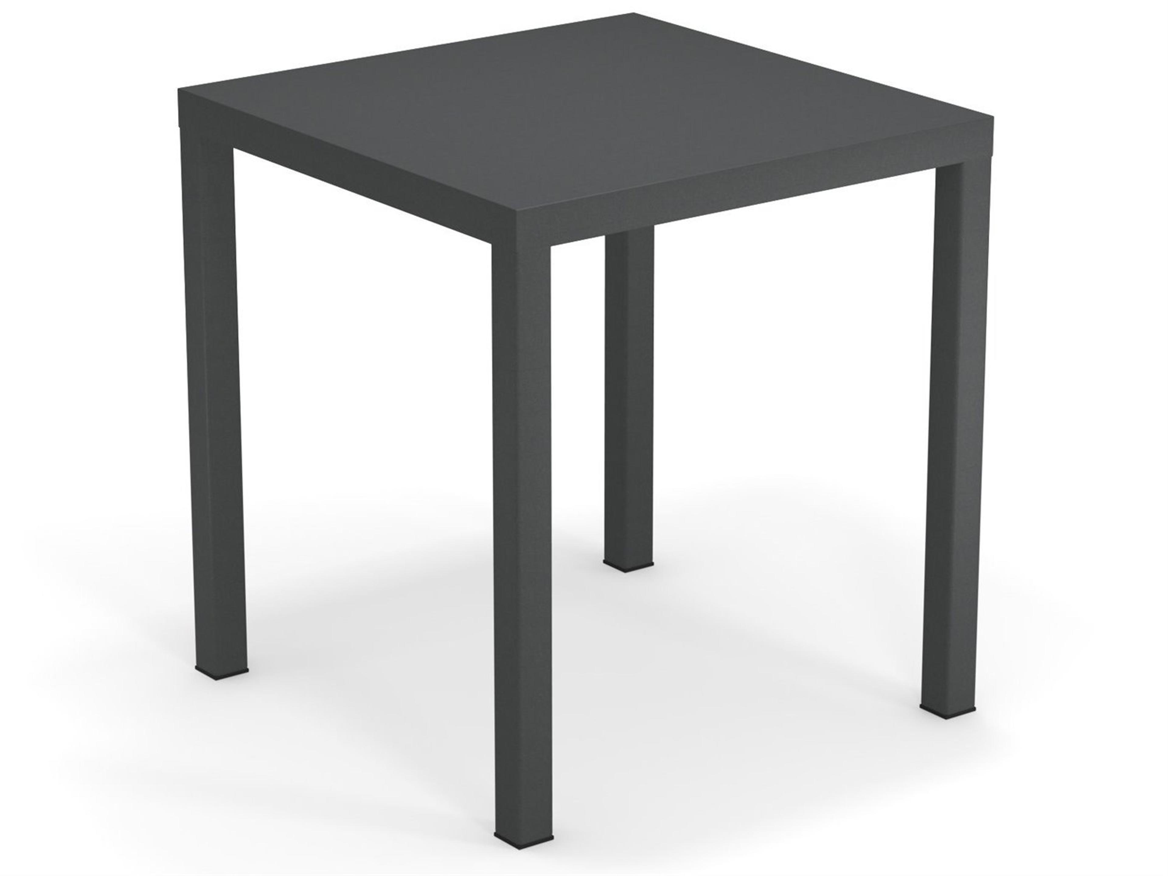 EMU Nova Steel Square Outdoor Patio Dining Table