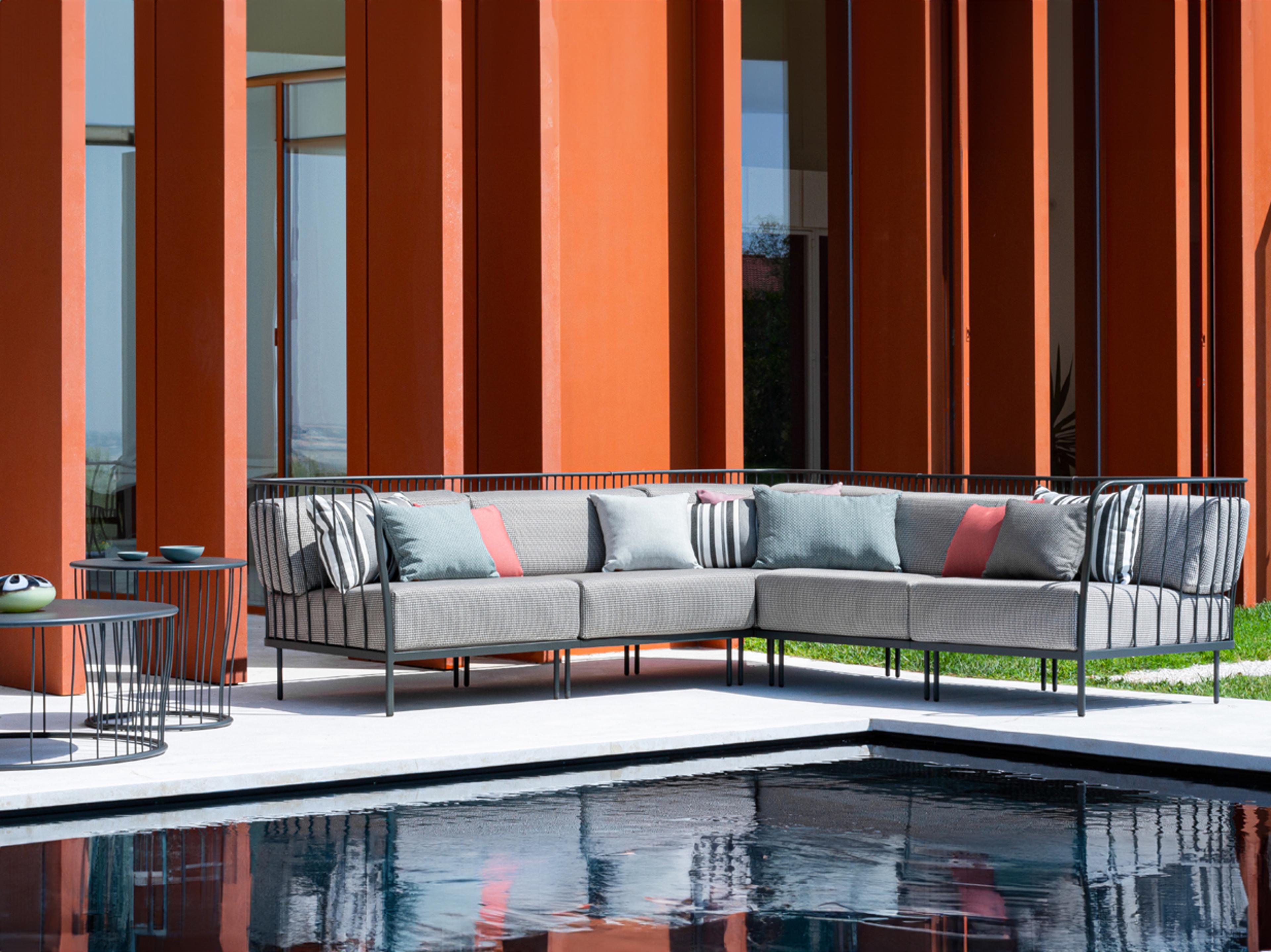 EMU Cannole Steel Cushion Outdoor Lounge Set