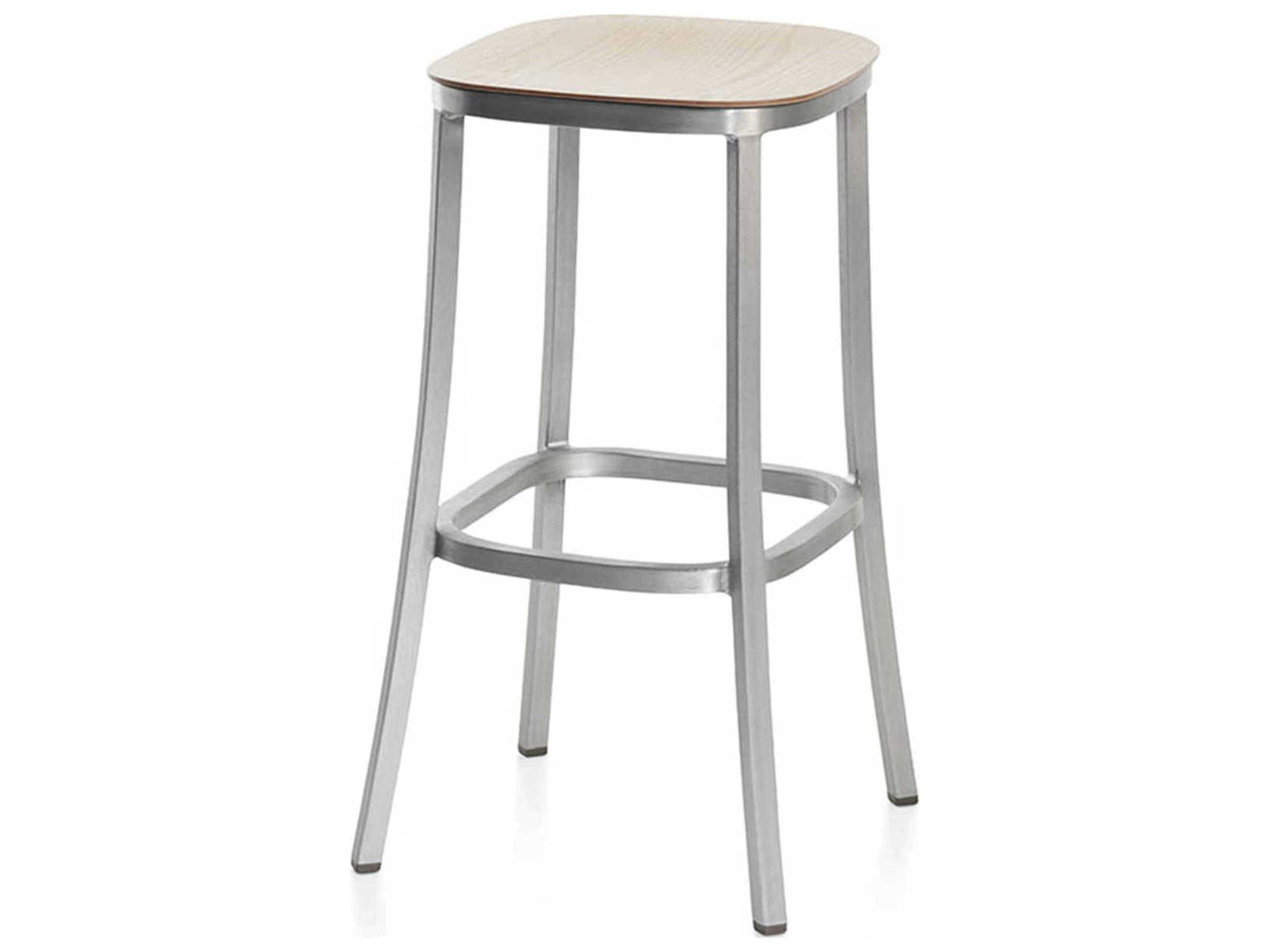 Emeco By Jasper Morrison Solid Wood Bar Stool