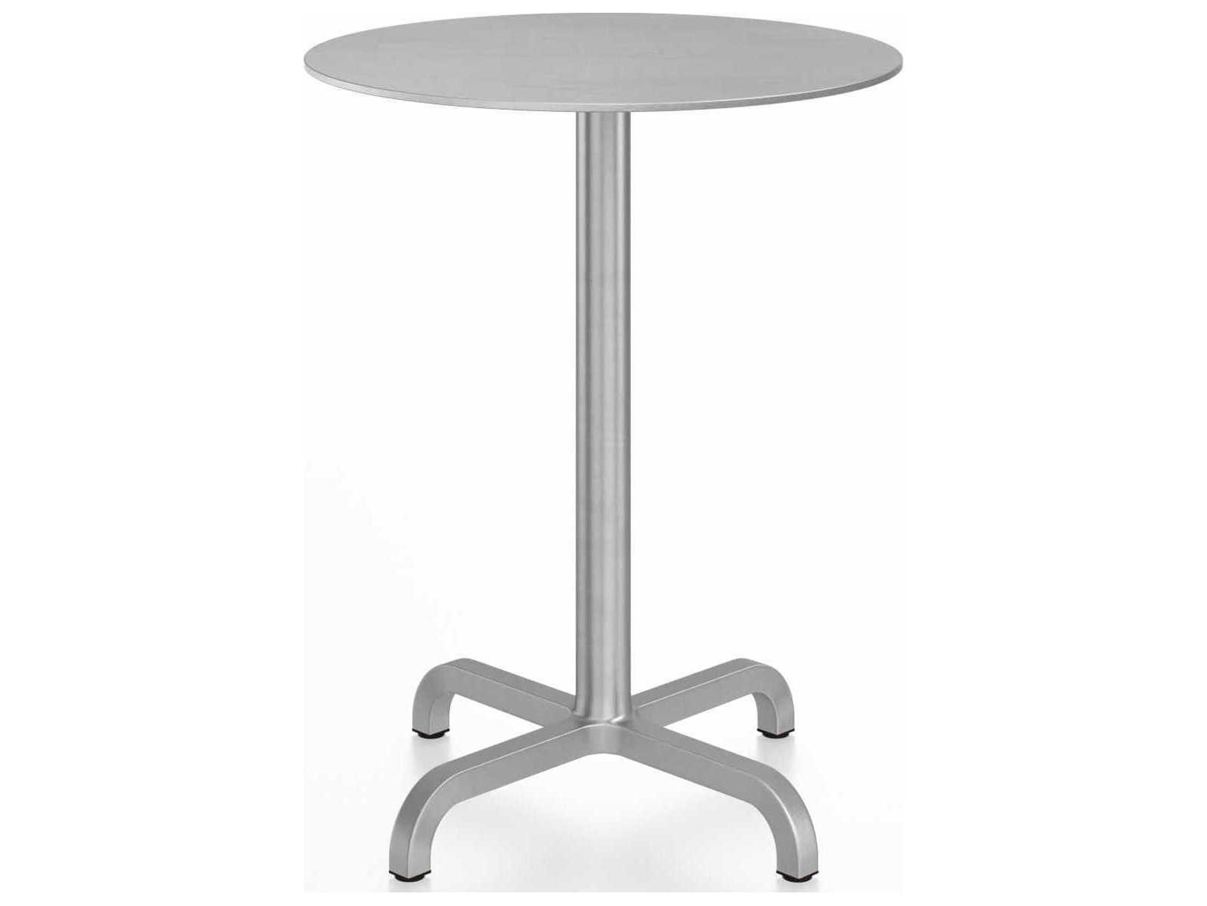 Emeco 20-06 By Norman Foster Round Wood Dining Table