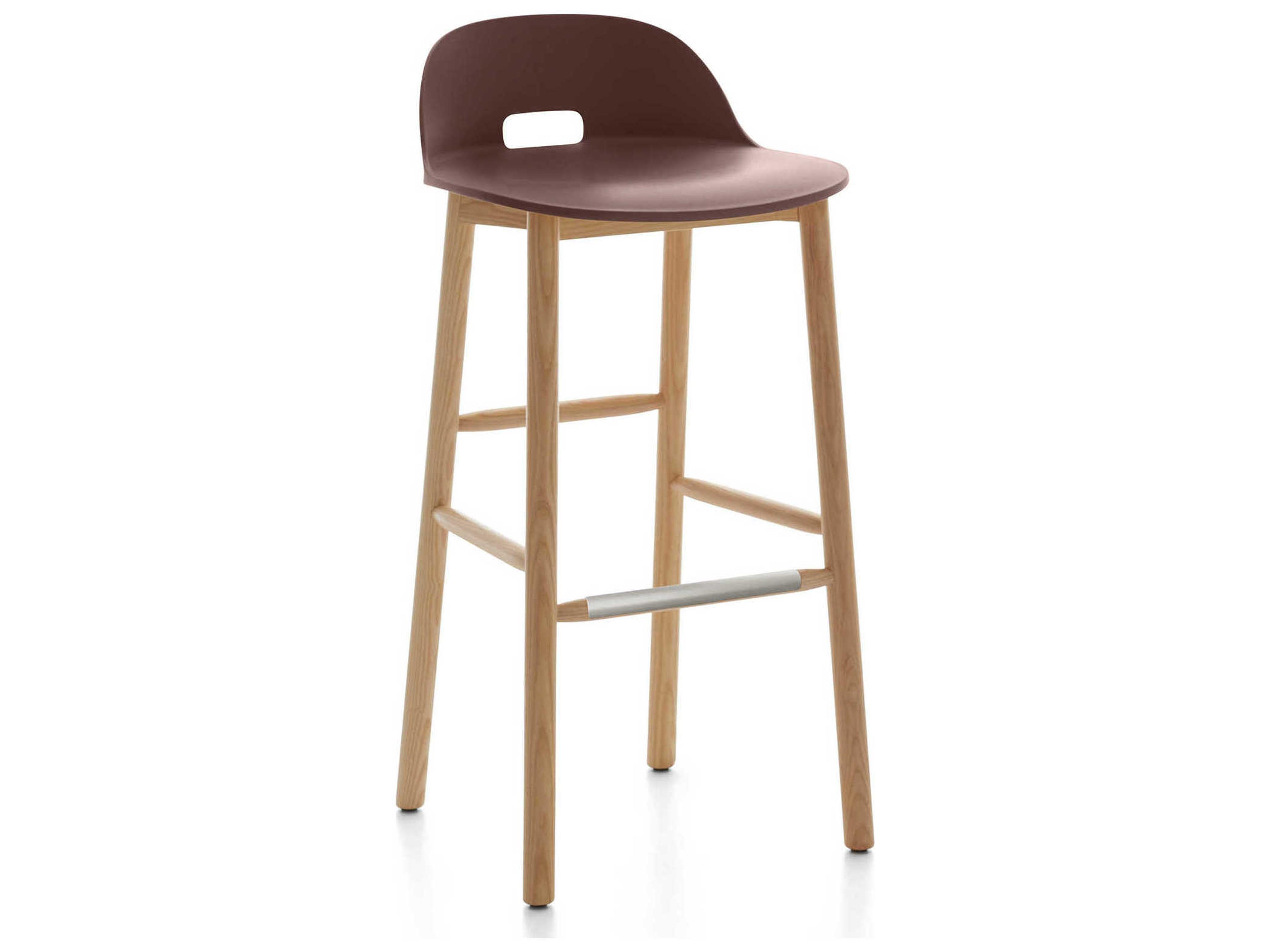 Emeco Alfi By Jasper Morrison Ash Wood Bar Stool