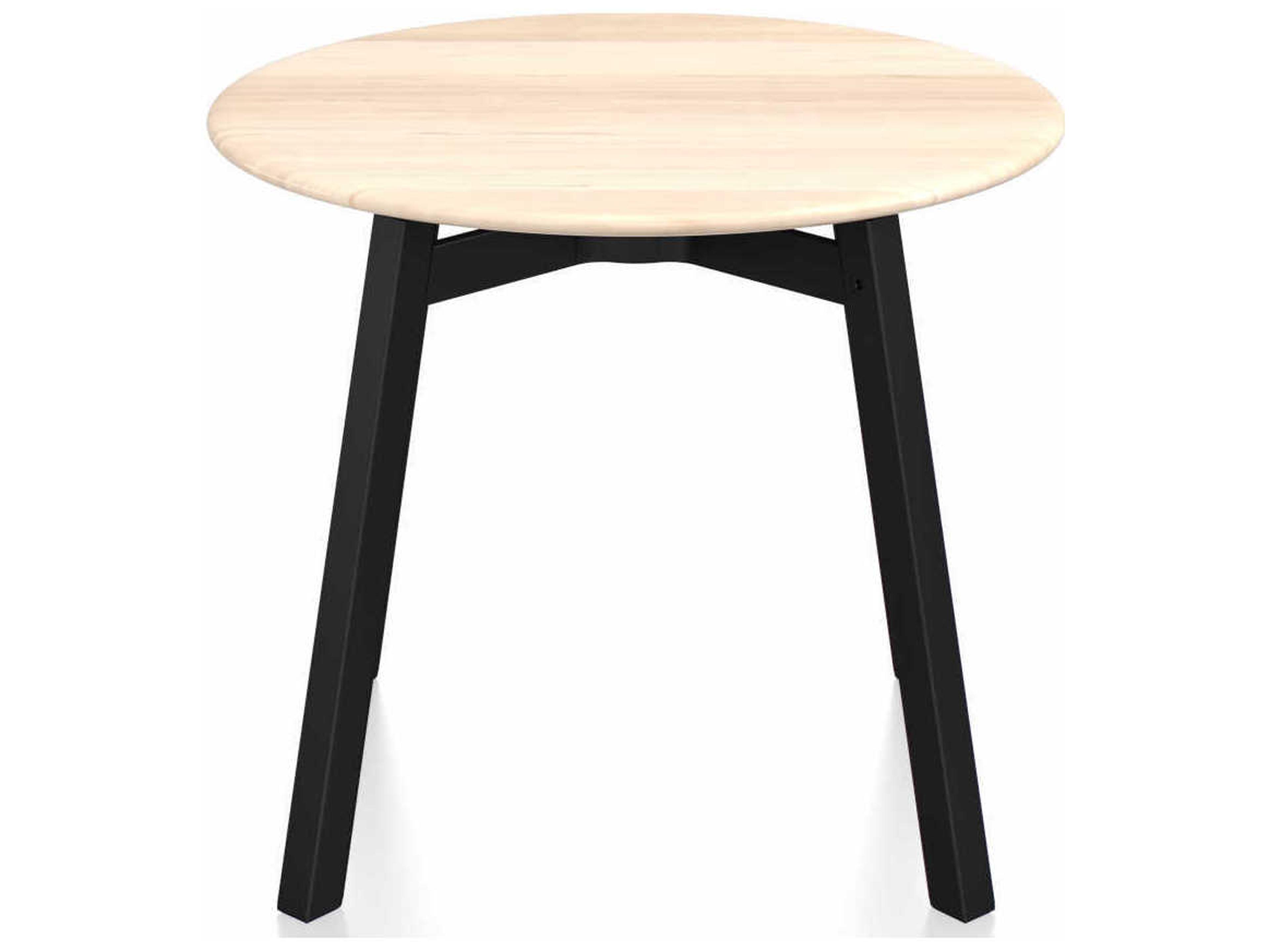Emeco Su By Nendo Round Wood Dining Table