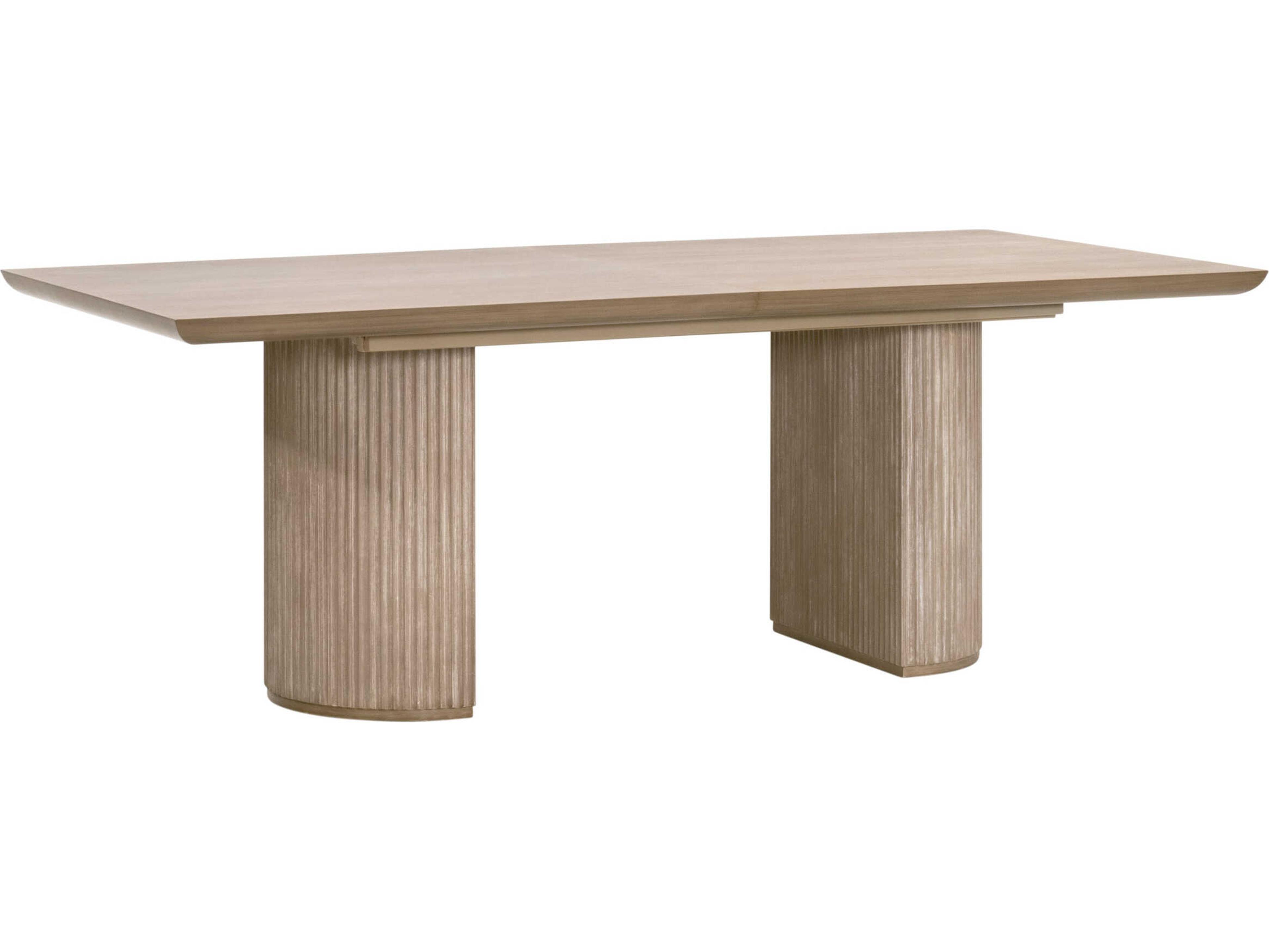 Essentials for Living Traditions Rectangular Wood Natural Gray Dining Table