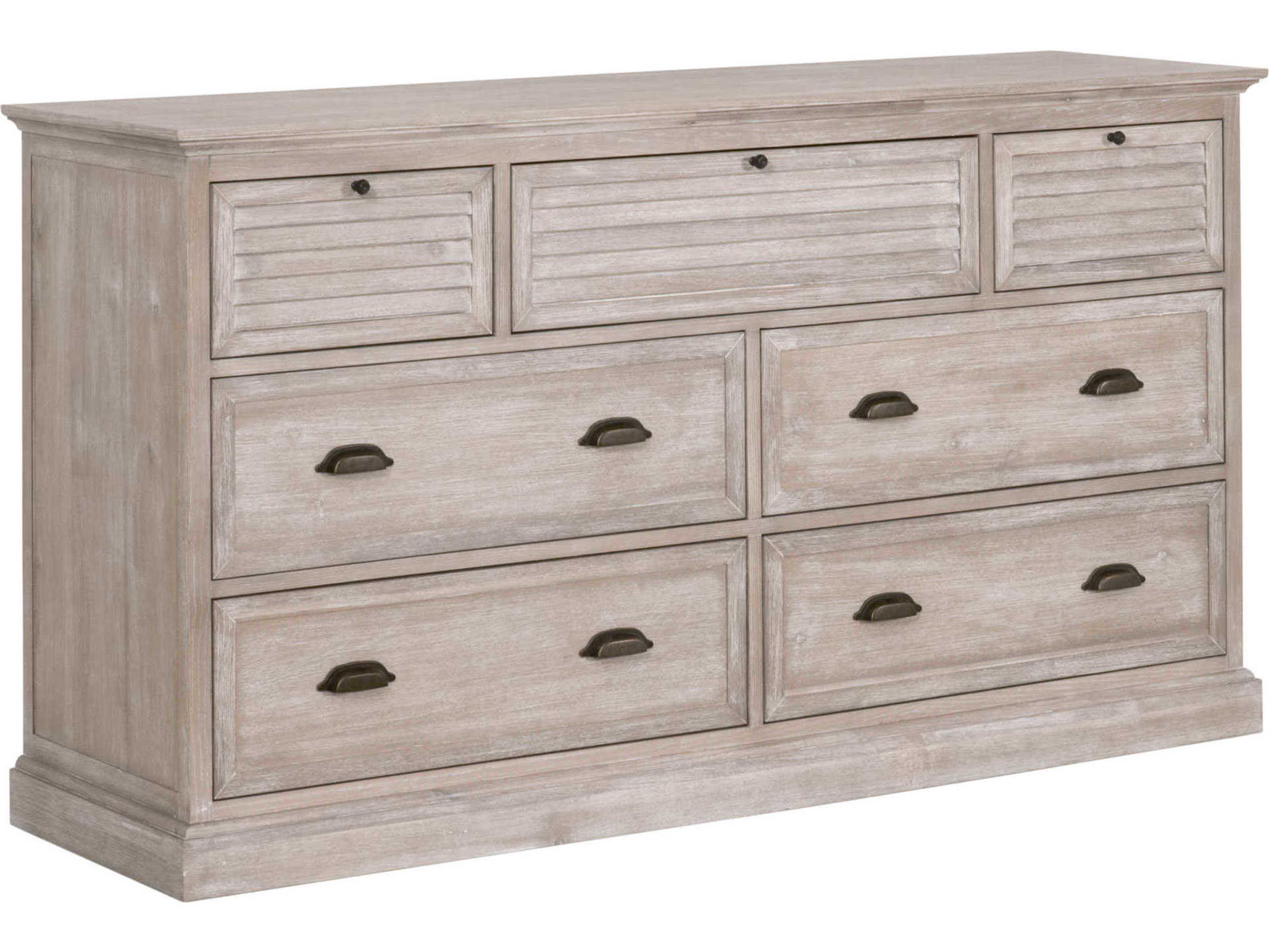 Essentials for Living Traditions Eden 7-Drawers Acacia Wood Double Dresser