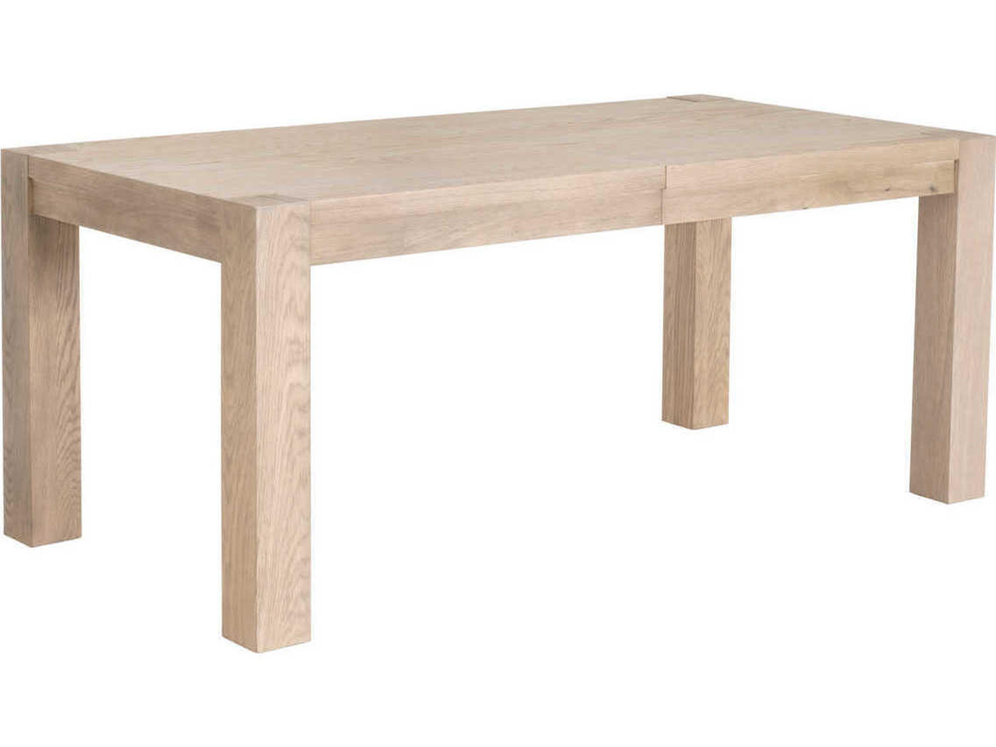 Luxecor Respite Extendable Rectangular Wood Light Honey Oak Dining Table