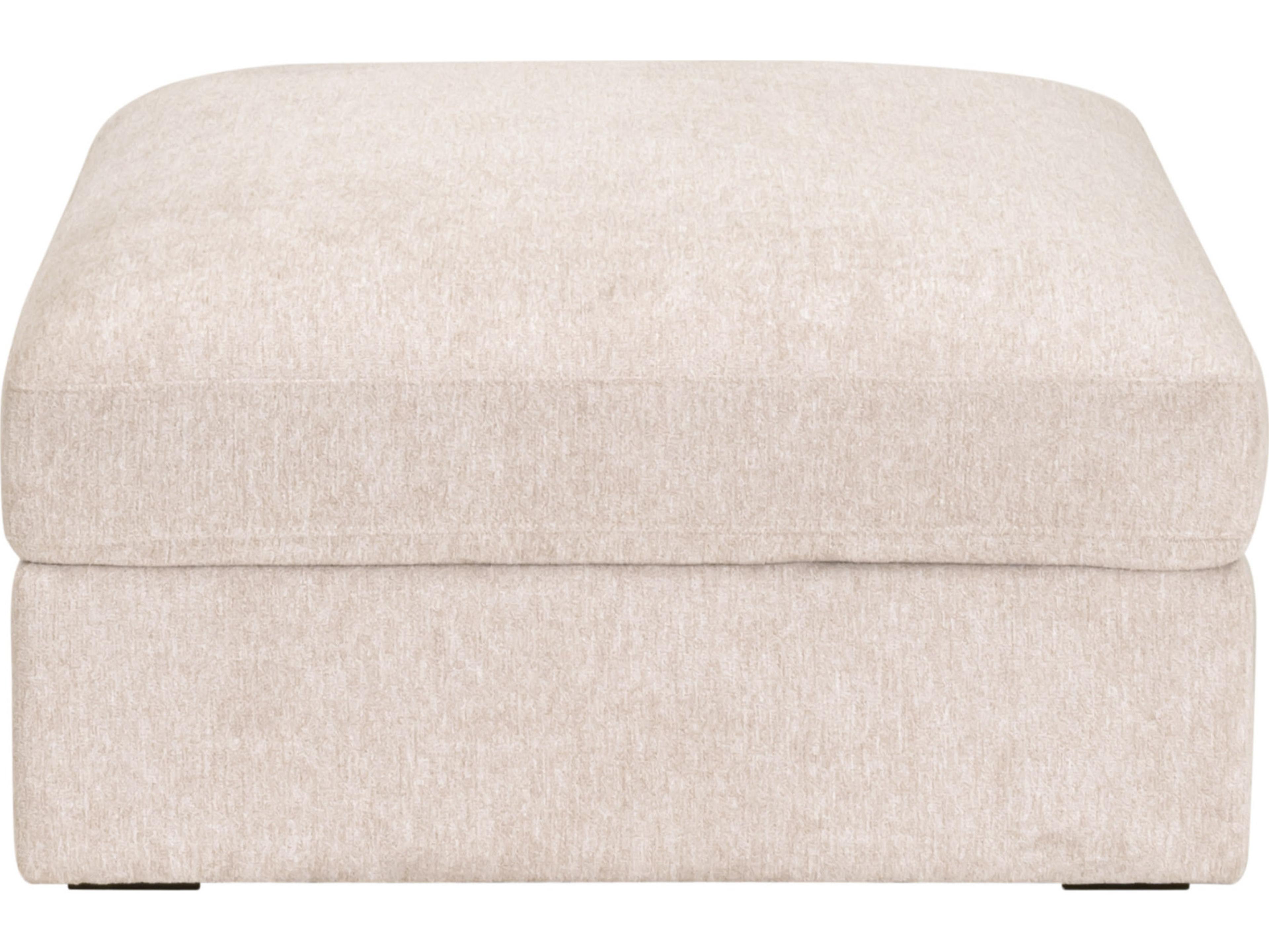Essentials for Living Stitch & Hand - Upholstery Daley Beige Upholstered Ottoman