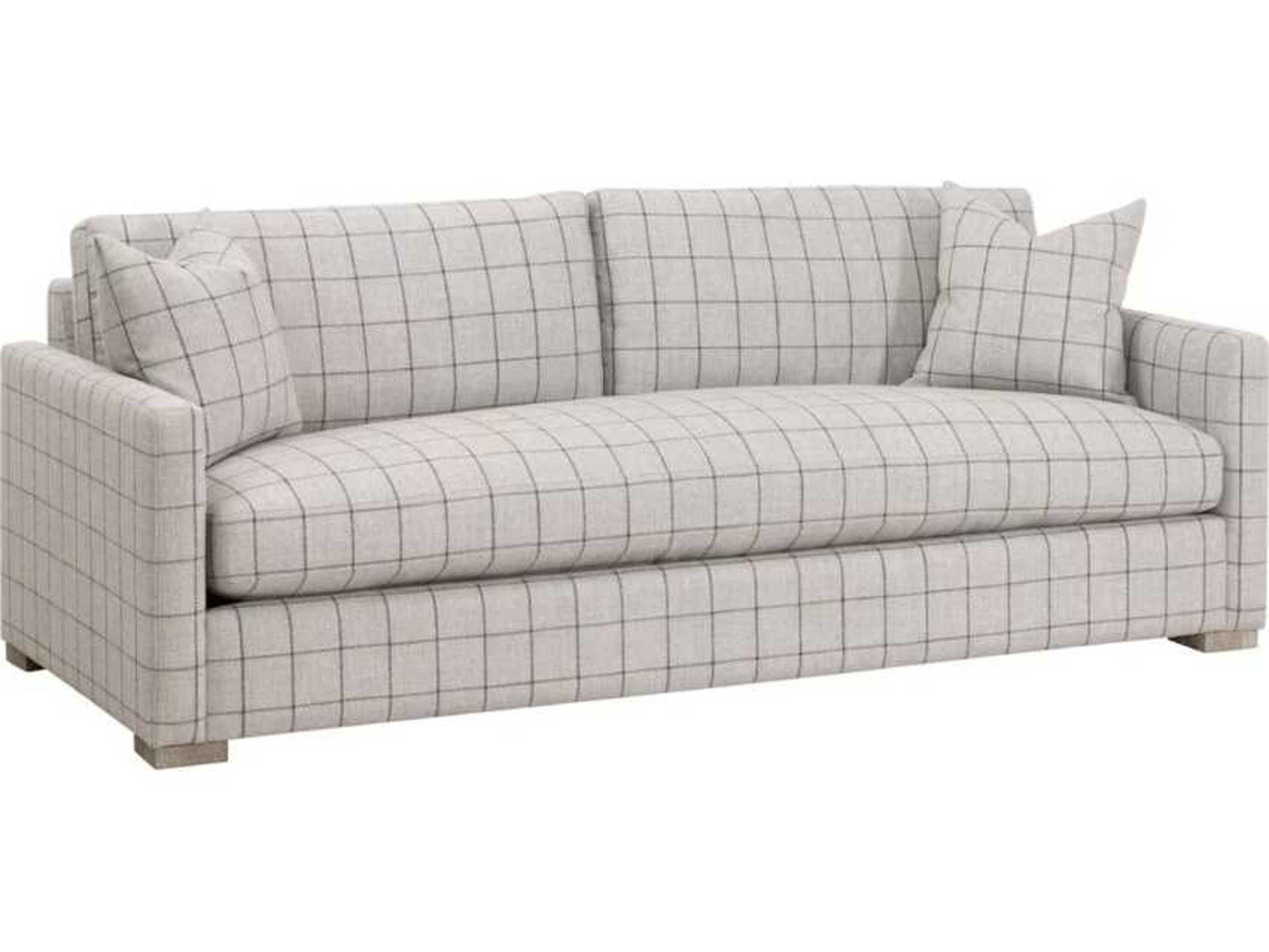 Essentials for Living Stitch & Hand Clara Gray Upholstered Sofa