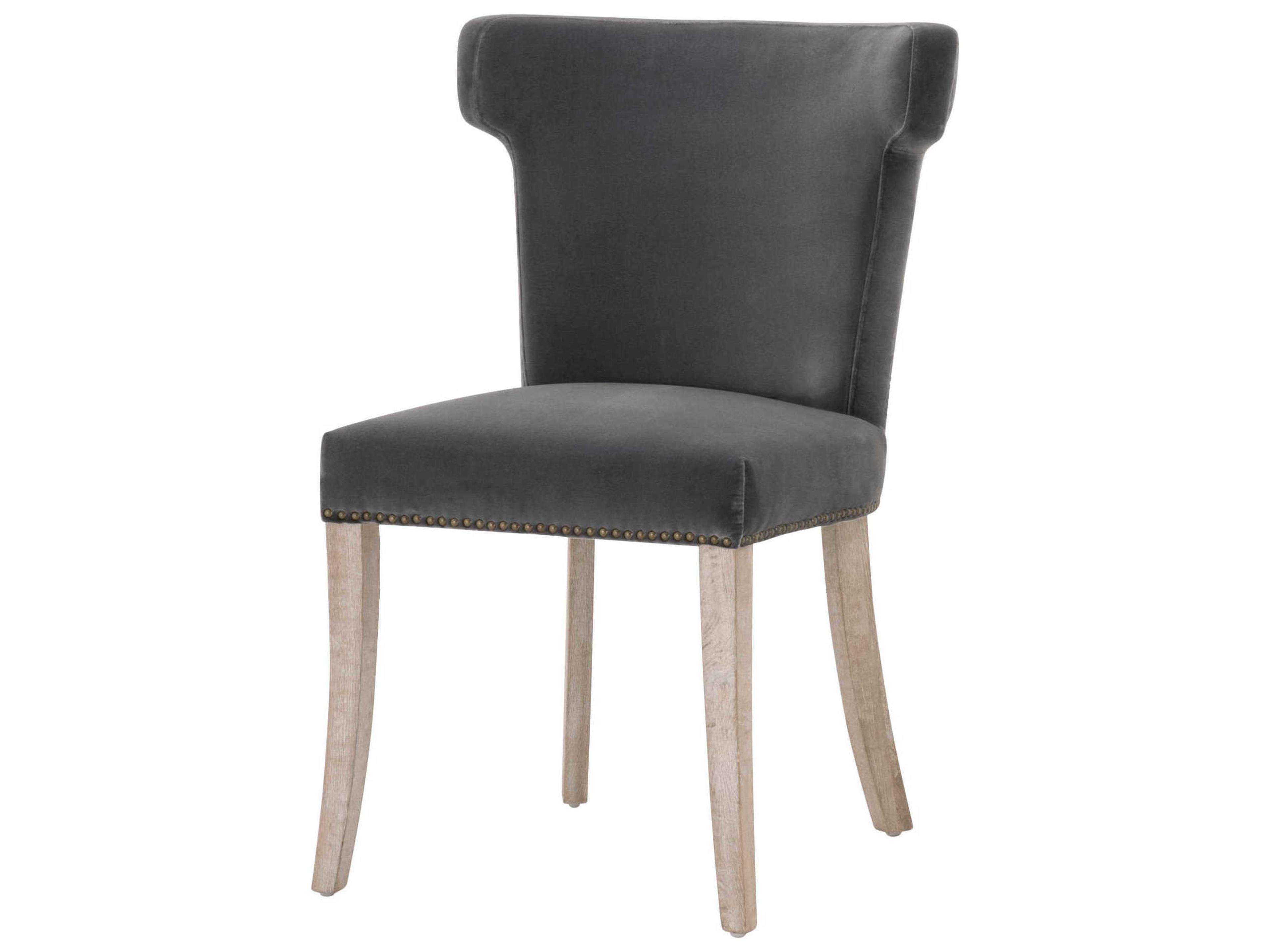 Luxecor Respite Oak Wood Gray Side Dining Chair