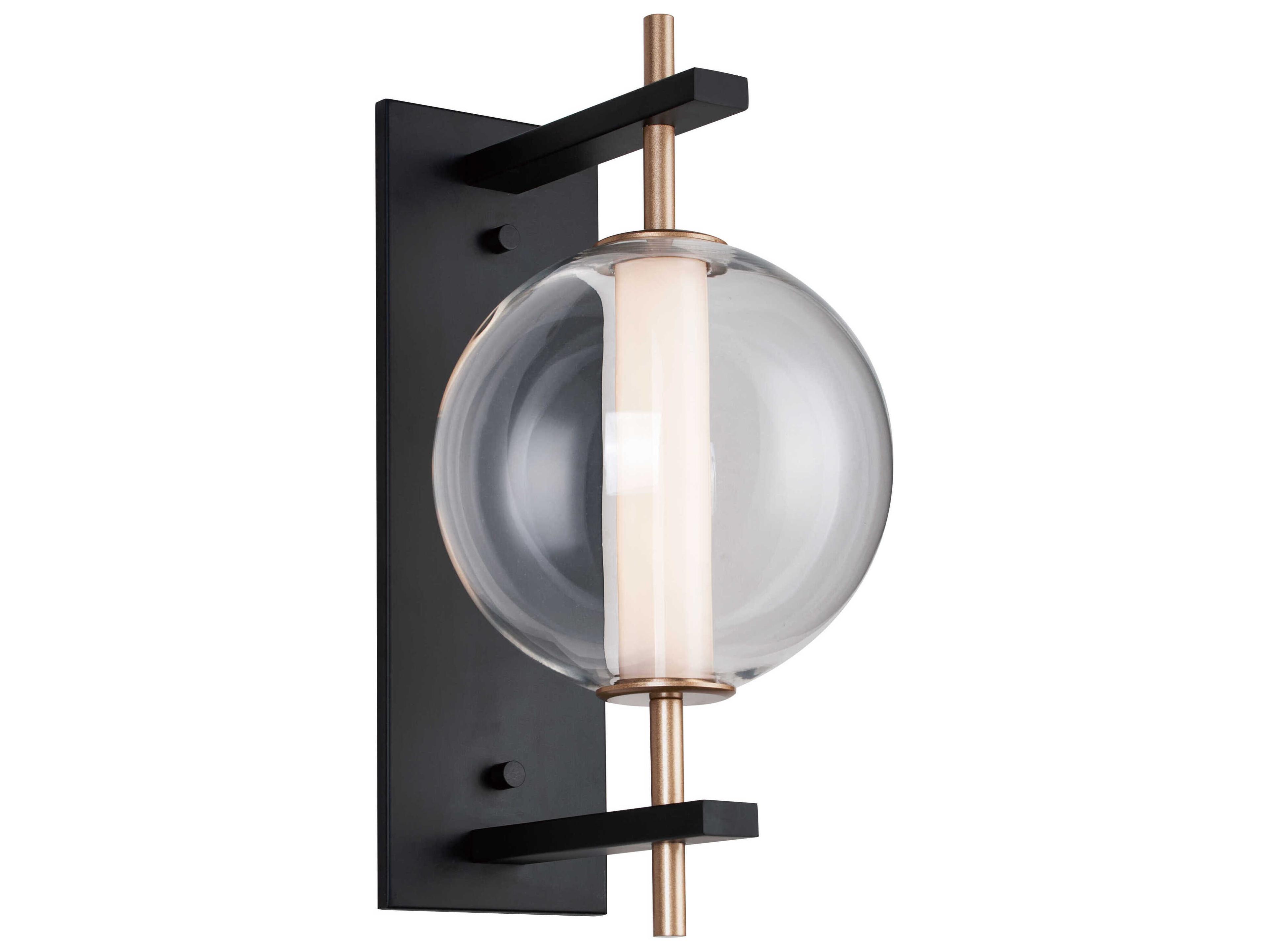 ET2 Axle 1-Light Gold Glass LED Wall Sconce